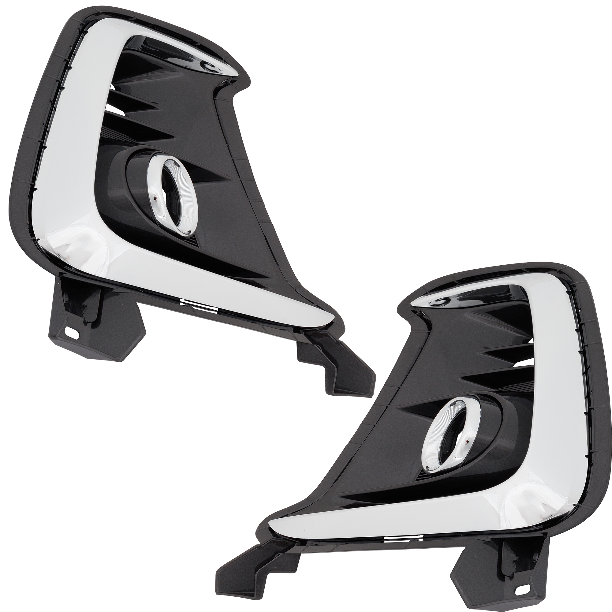AM SORENTO 19-20 FRONT FOG LAMP MOLDING RH AND LH Chrome w Halogen Type Fog Light SX SX Limited Models SKU SET RK10810001 Partslink KI1039149 KI1038149 OEM 86526C6800-86525C6800