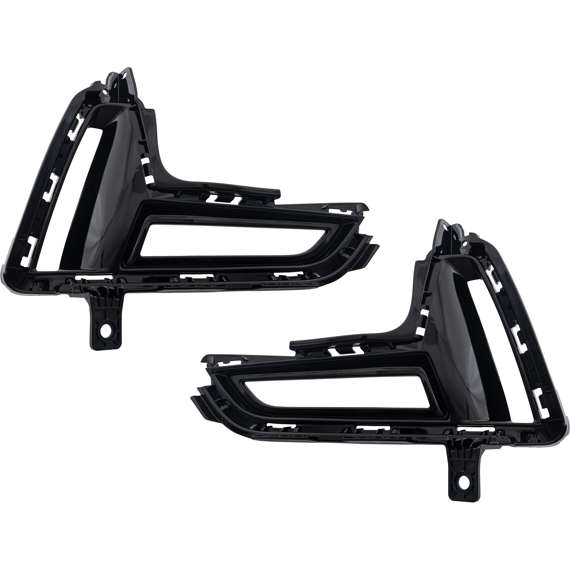 AM CARNIVAL 22-24 FRONT FOG LAMP MOLDING RH AND LH Black SX SX Prestige Models SKU SET RK10810005 Partslink KI1038153 KI1039153 OEM 86563R0010AHV 86563R0010-86564