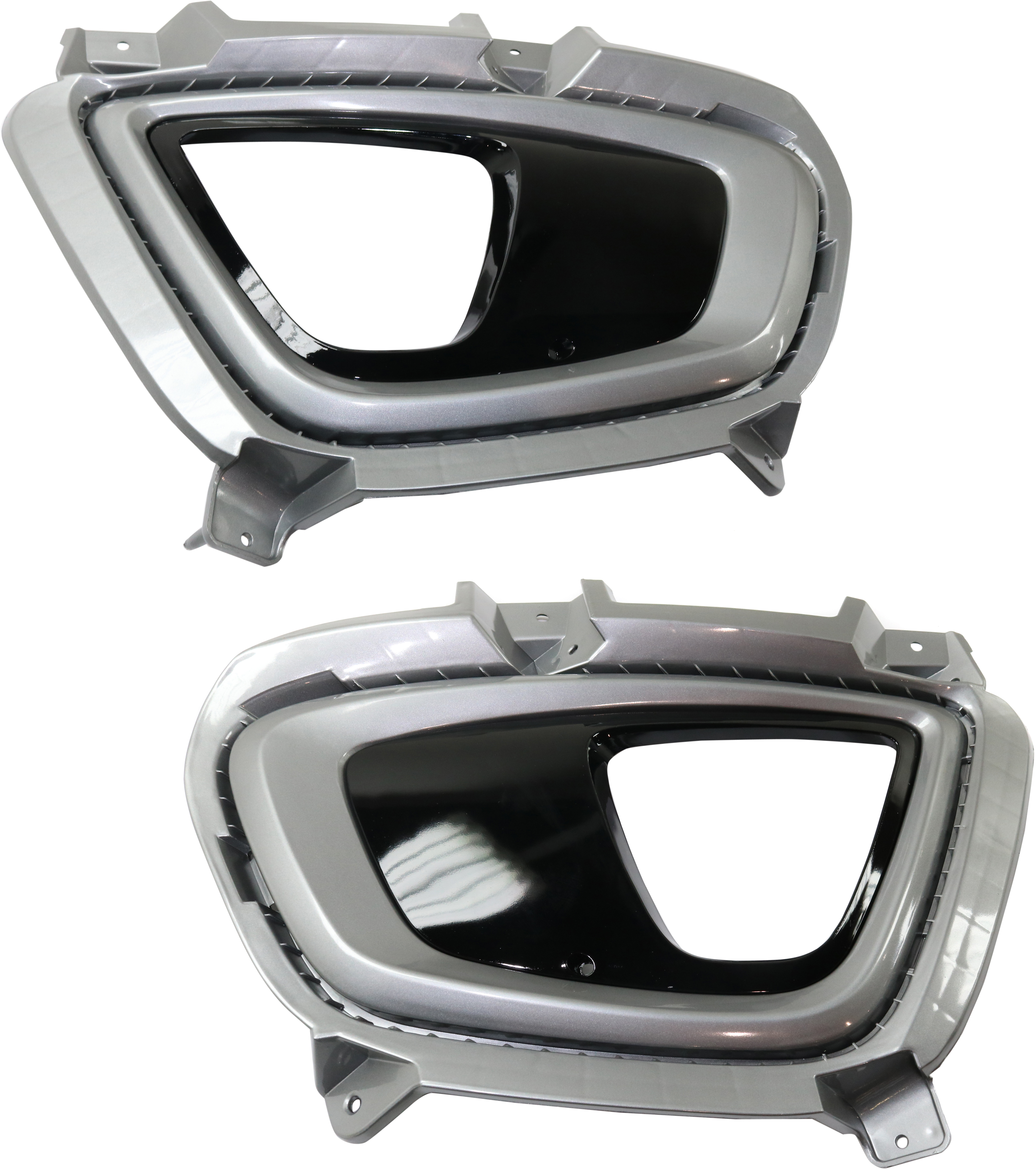 AM SORENTO 16-18 FRONT FOG LAMP MOLDING RH AND LH Chrome SKU SET RK10820001 Partslink KI1038123 KI1039123 OEM 86525C6020-86526C6020