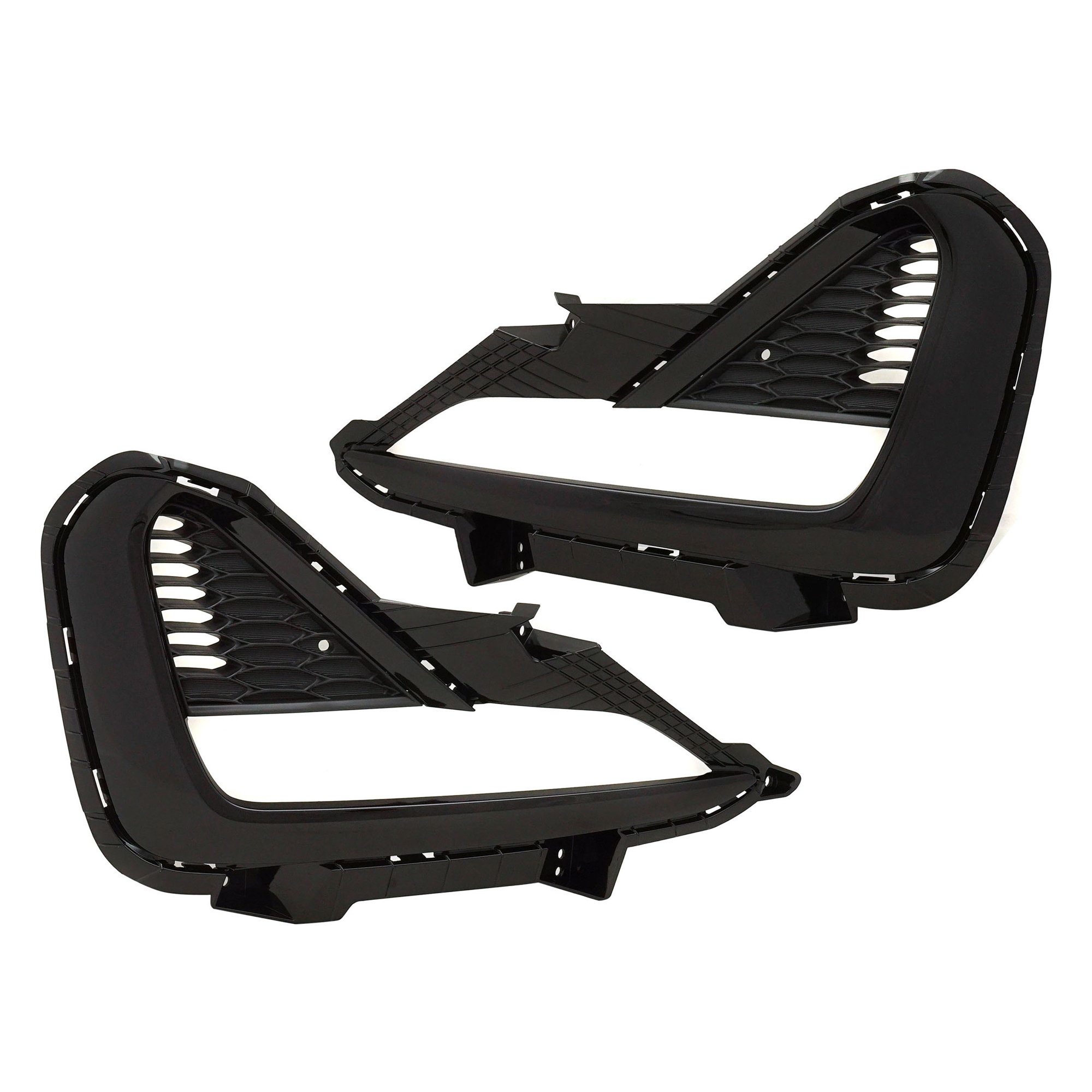 AM OPTIMA 19-20 FRONT FOG LAMP MOLDING RH AND LH Air Inlet Finisher Exc. Hybrid Model Texture Black SKU SET RK10820005 Partslink KI1039132 KI1038132 OEM 86594D5500-86593D5500