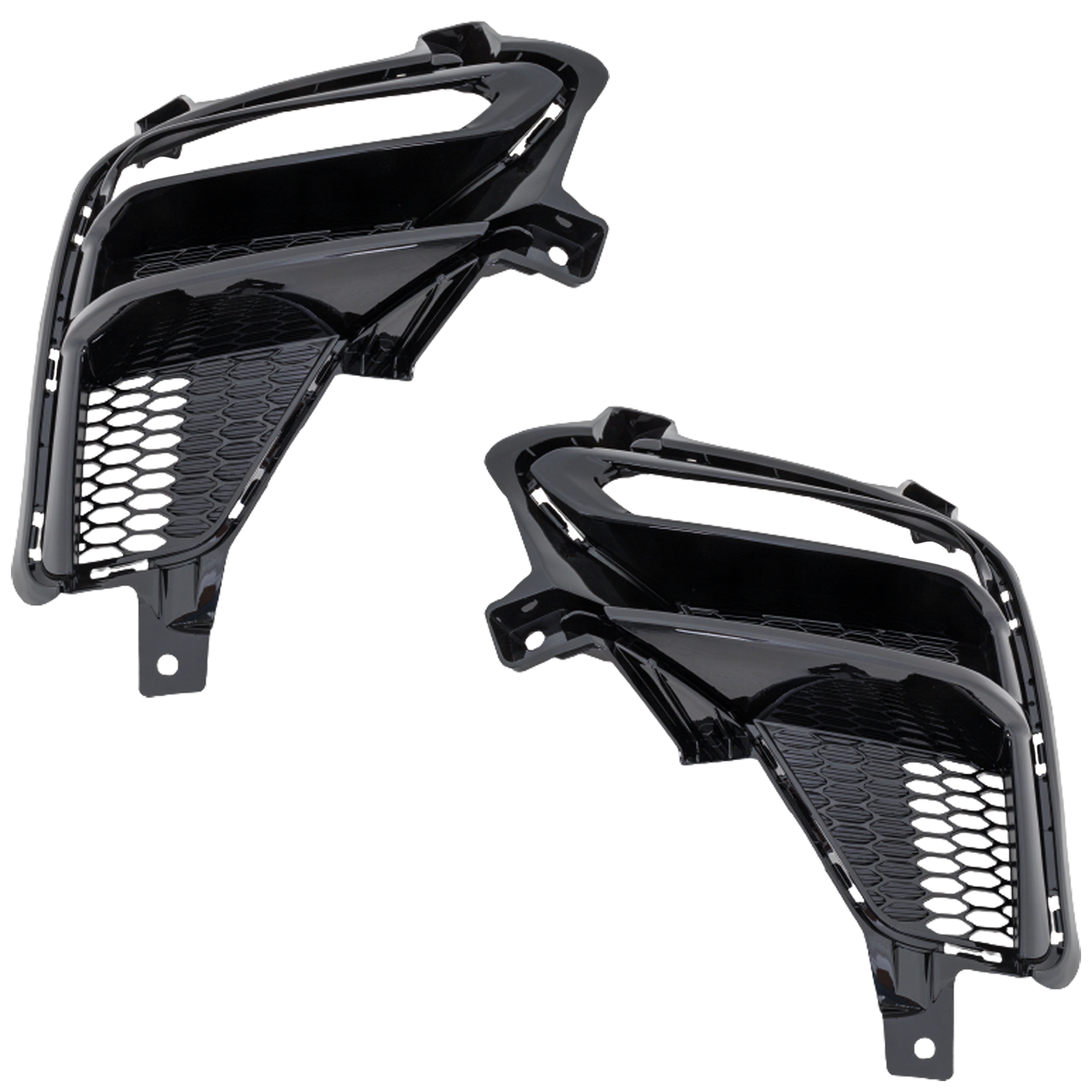 AM FORTE 19-21 FRONT FOG LAMP MOLDING RH AND LH Black EX GT GT Line LXS S Models Sedan SKU SET RK10820011 Partslink KI1039135 KI1038135 OEM 86596M7010-86595M7010