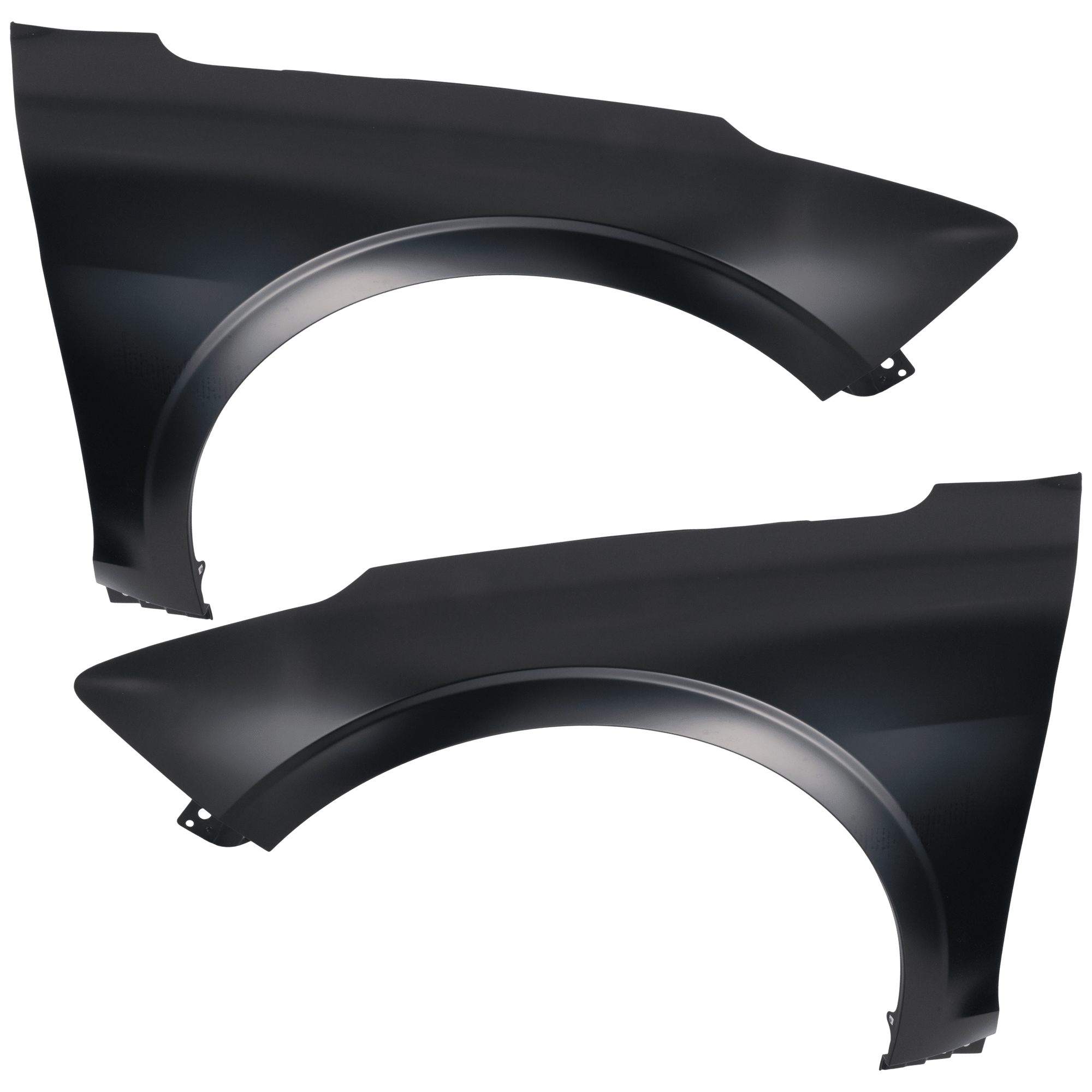 AM K5-21-24 FRONT FENDER RH AND LH Black Steel CAPA SKU SET RK22010015Q Partslink KI1240157C KI1241157C OEM 66310L2000-66310L6000-66320L20