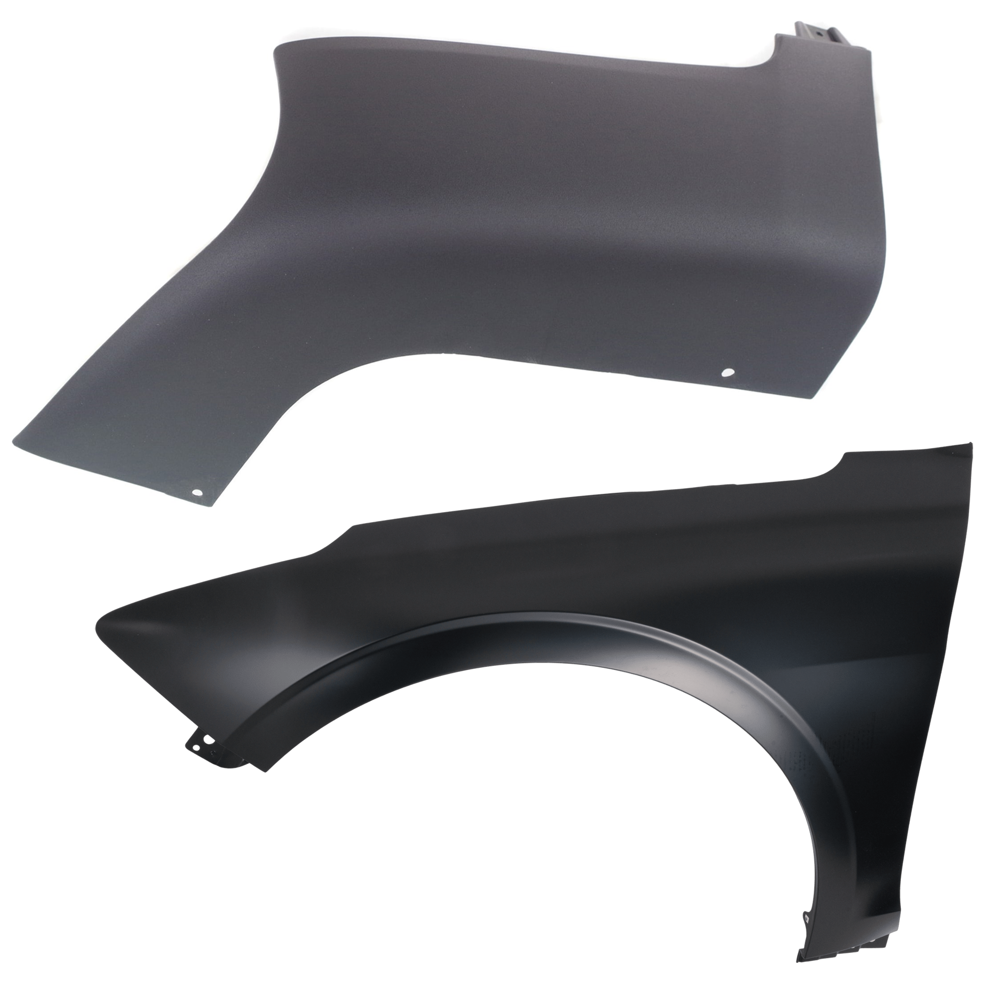AM K5-21-24 FRONT FENDER RH AND LH Black Steel SKU SET RK22010015 Partslink KI1240157 KI1241157 OEM 66310L2000-66310L6000-66320L20