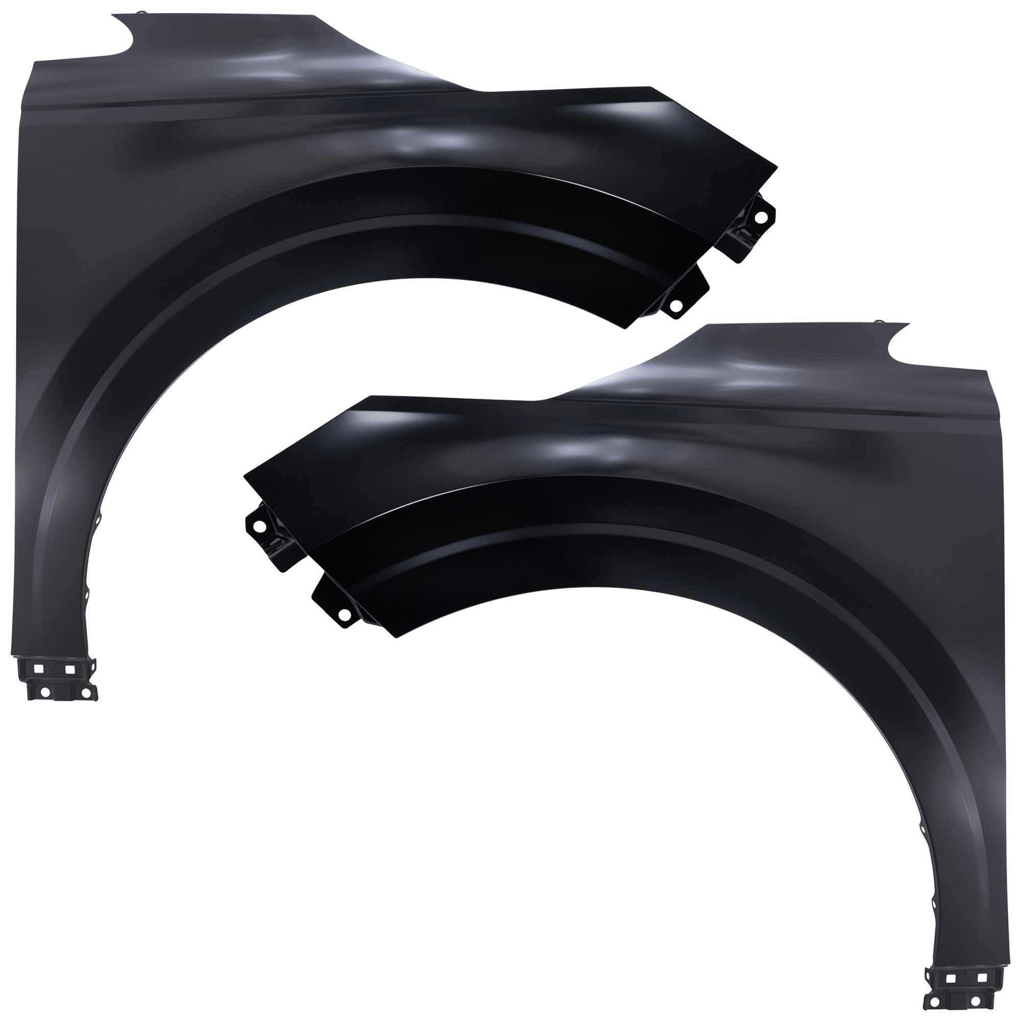 AM CARNIVAL 22-24 FRONT FENDER RH AND LH Black Steel CAPA SKU SET RK22010031Q Partslink KI1241162C KI1240162C OEM 66321R0000-66311R0000
