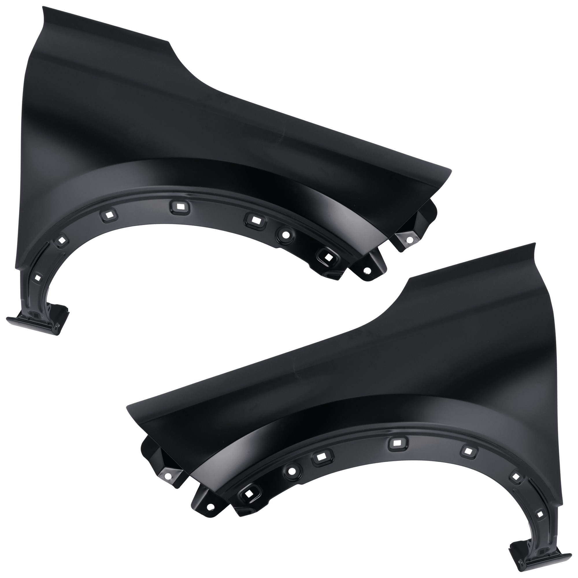 AM NIRO 23-24 FRONT FENDER RH AND LH Black Excludes Plug In Hybrid Models SKU SET RK22010033 Partslink KI1240165 KI1241165 OEM 66311AT000-66321AT000