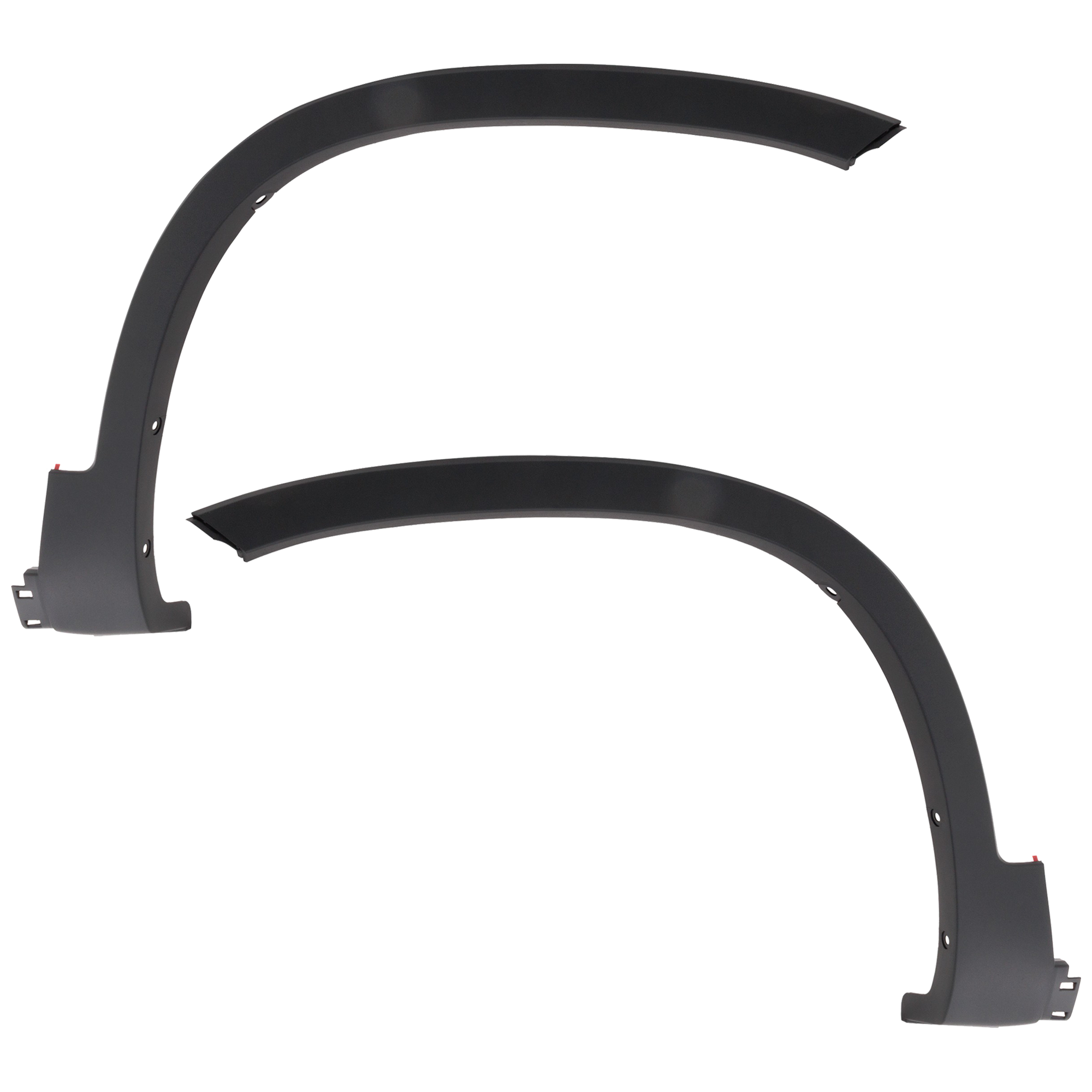 AM SORENTO 11-15 FRONT WHEEL OPENING MOLDING RH AND LH Textured w o Sport Package SKU SET RK22130009 Partslink KI1291108 KI1290108 OEM 877122P010-877112P010