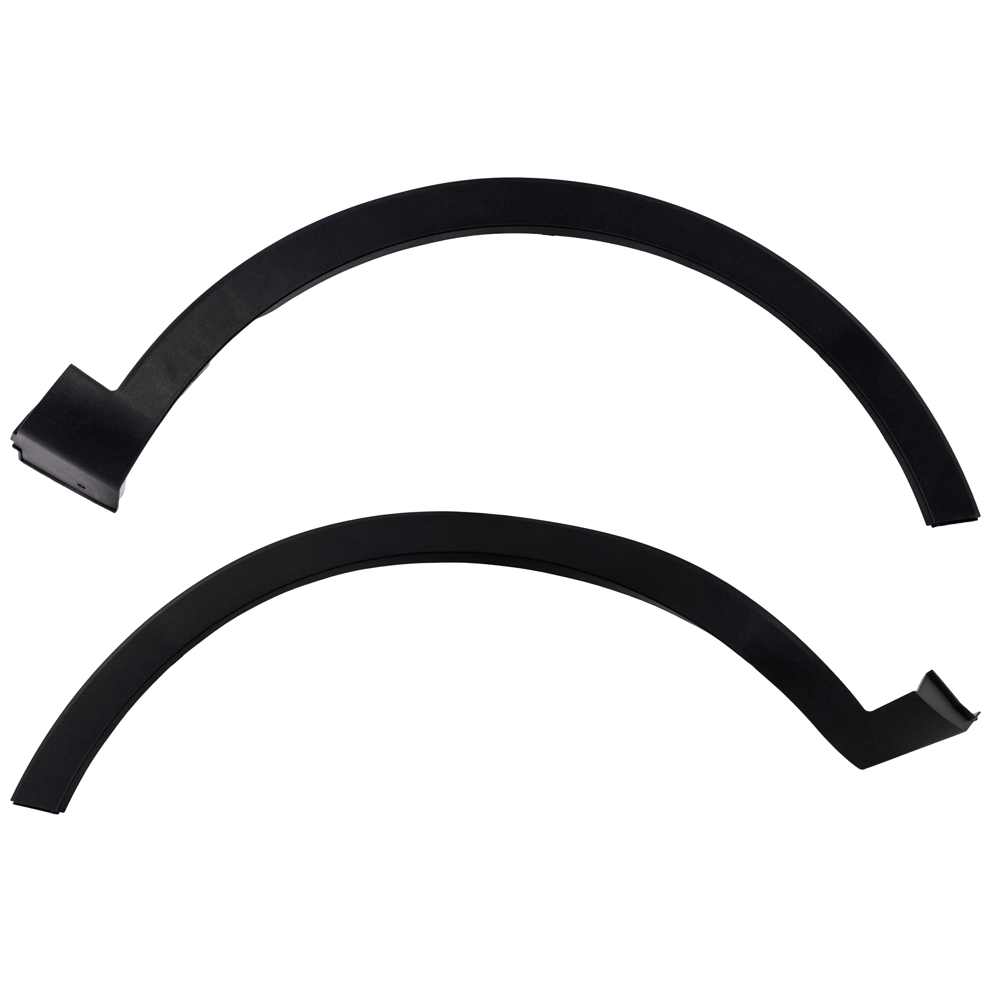 AM SORENTO 21-23 FRONT WHEEL OPENING MOLDING RH AND LH Textured Black Plastic Exc. Hybrid Plug In Models CAPA SKU SET RK22130011Q Partslink KI1290112C KI1291112C OEM 87711R5000-87712R5000