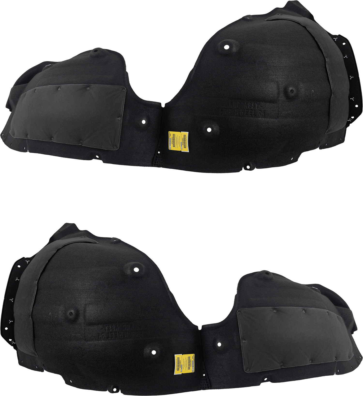 AM CARNIVAL 22-24 FRONT FENDER LINER RH AND LH Plastic Heated Form w Insulation Foam SKU SET RK22210047 Partslink KI1249169 KI1248169 OEM 86812R0000-86811R0000