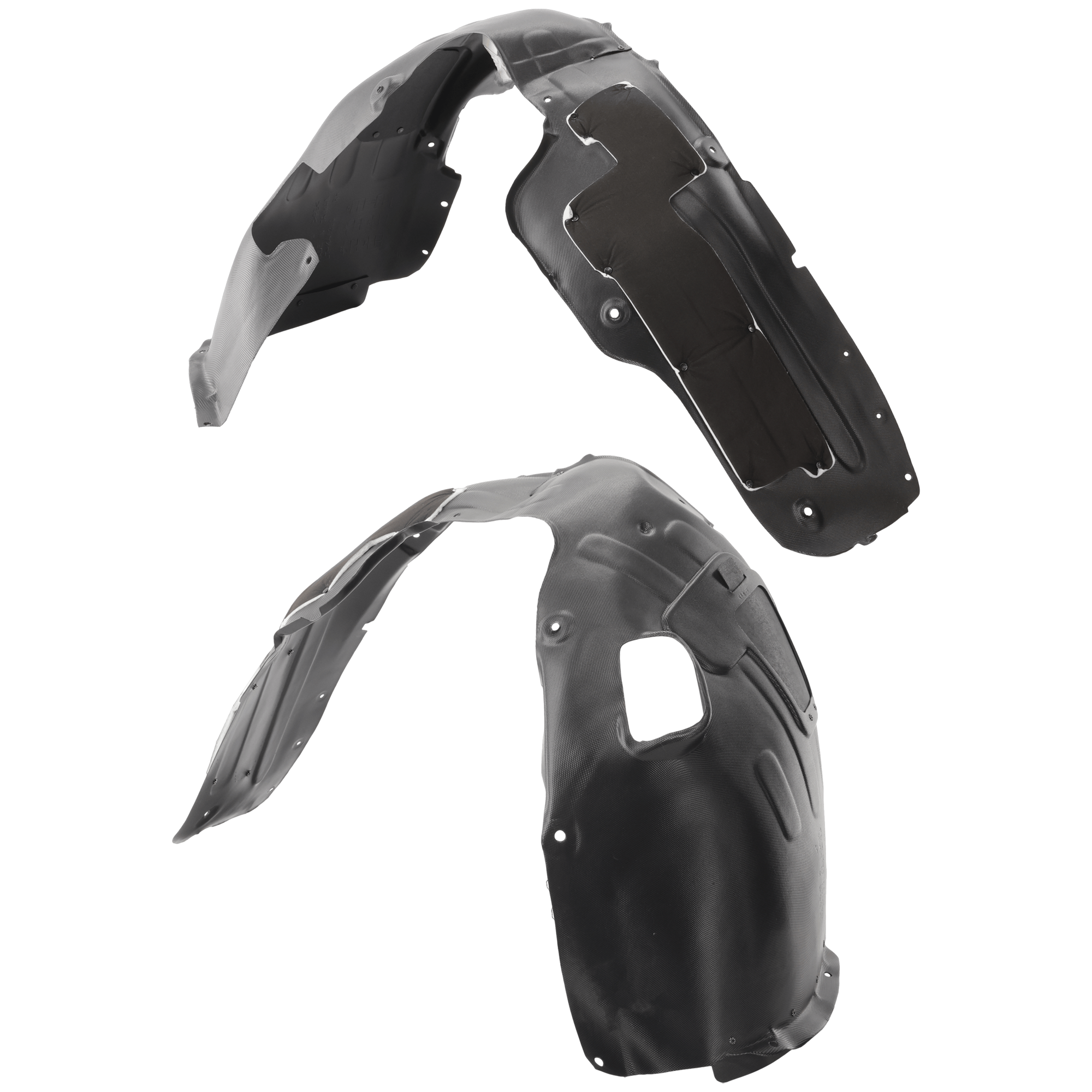 AM NIRO EV 19-22 FRONT FENDER LINER RH AND LH Vacuum Form w Insulation Foam SKU SET RK22210077 OEM 86811Q4000 PFM 86812Q4000 PFM