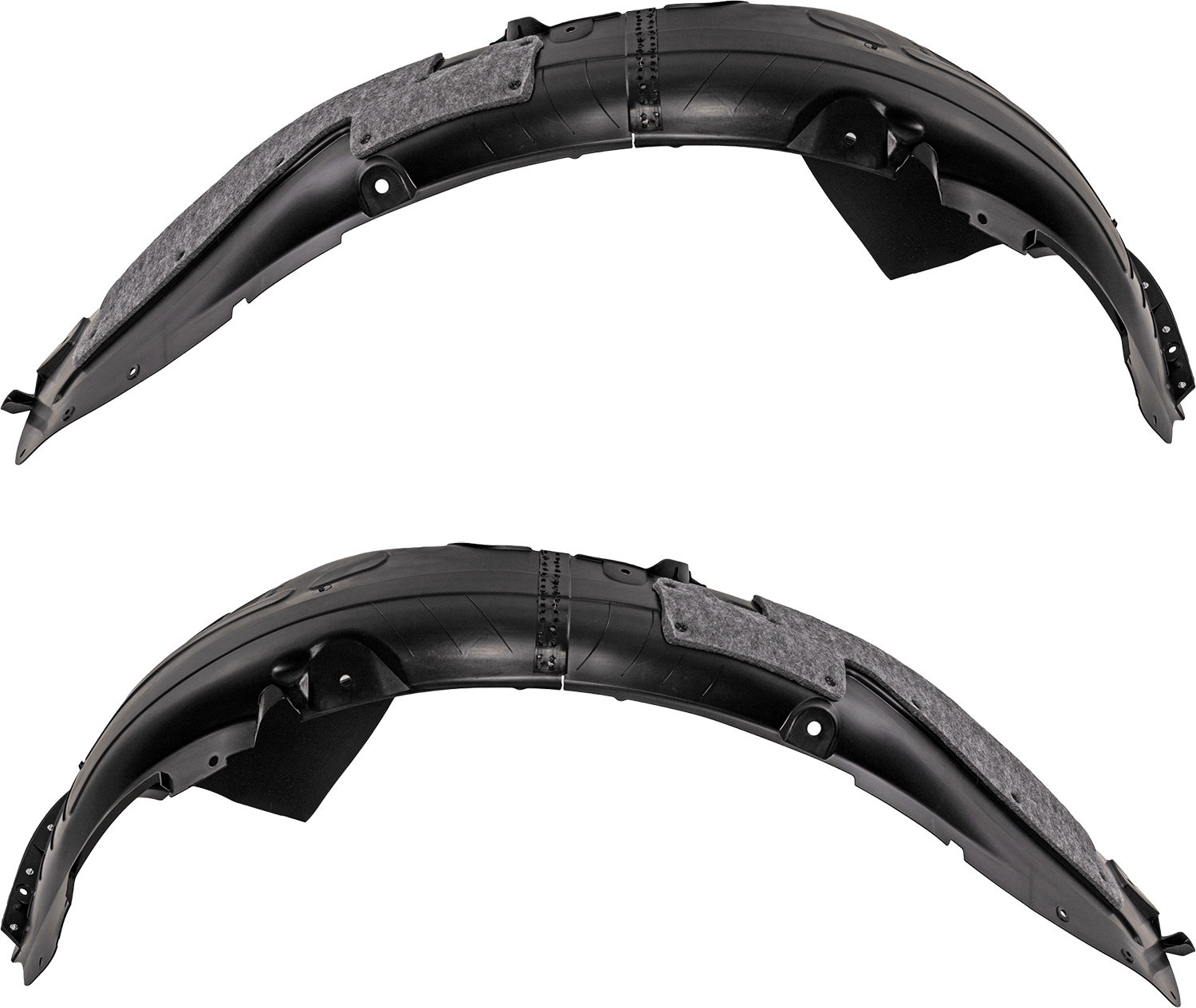 AM NIRO 17-19 FRONT FENDER LINER RH AND LH Injection Form w Insulation Foam SKU SET RK22210079 Partslink KI1248161 KI1249161 OEM 86811G5000-86812G5000