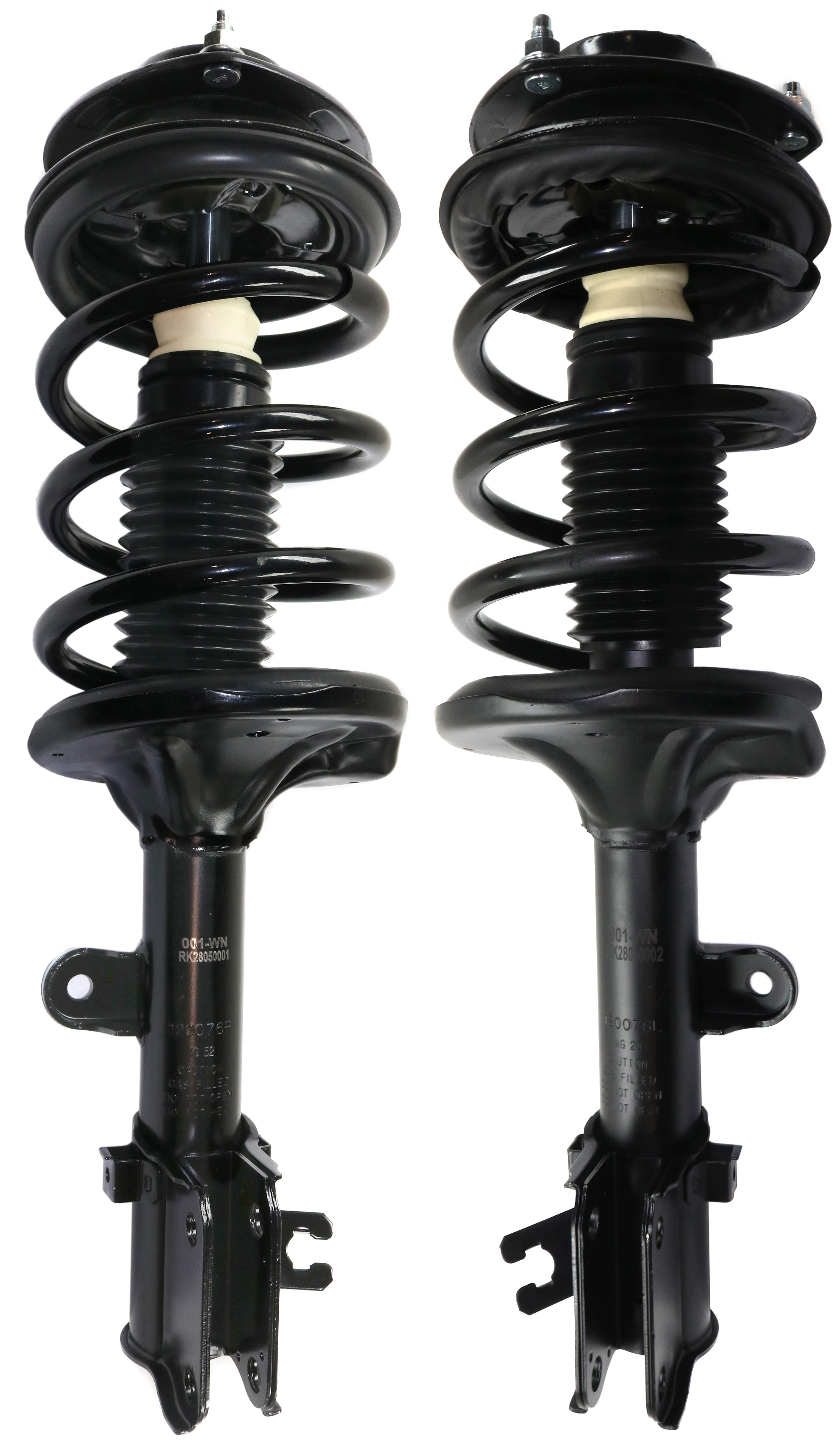 AM SPORTAGE 05-10 TUCSON 05-09 FRONT FULLY LOADED STRUT RH AND LH Gas Charged Twin tube Set of 2 SKU SET RK28050001 OEM 11744-172219-815601-546612E500