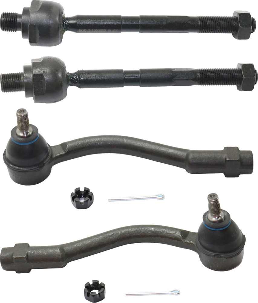AM RIO RIO5-06-11 FRONT TIE ROD RH AND LH Inner and Outer Power Steering SKU SET RK28210015-4 OEM 568201G000-568201G900-577241G0