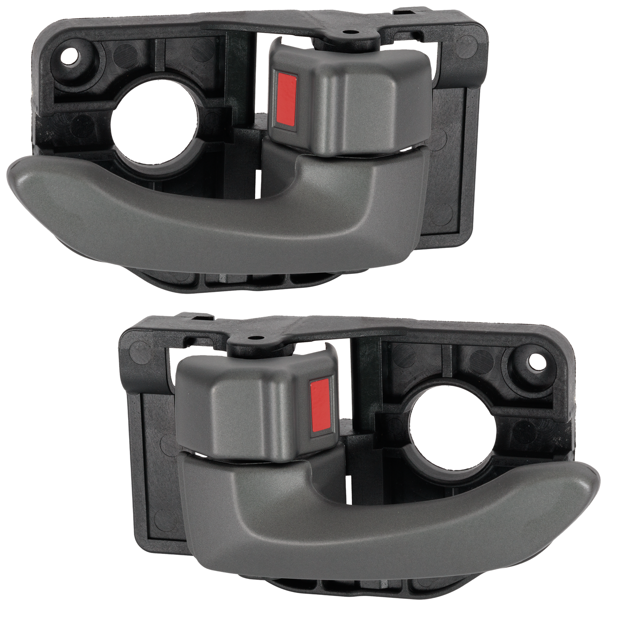 AM SOUL 10-13 FRONT INTERIOR DOOR HANDLE RH AND LH Gray w Door Lock Button SKU SET RK46210003 OEM 826202K010-826102K010