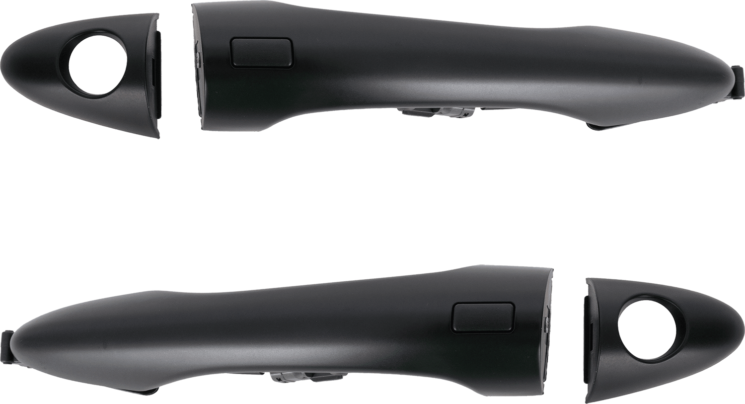AM SPORTAGE 11-16 FRONT EXTERIOR DOOR HANDLE RH AND LH Button Cover Primed Black w Cover w Keyhole SKU SET RK46250045 OEM 826623W020� 826523W020