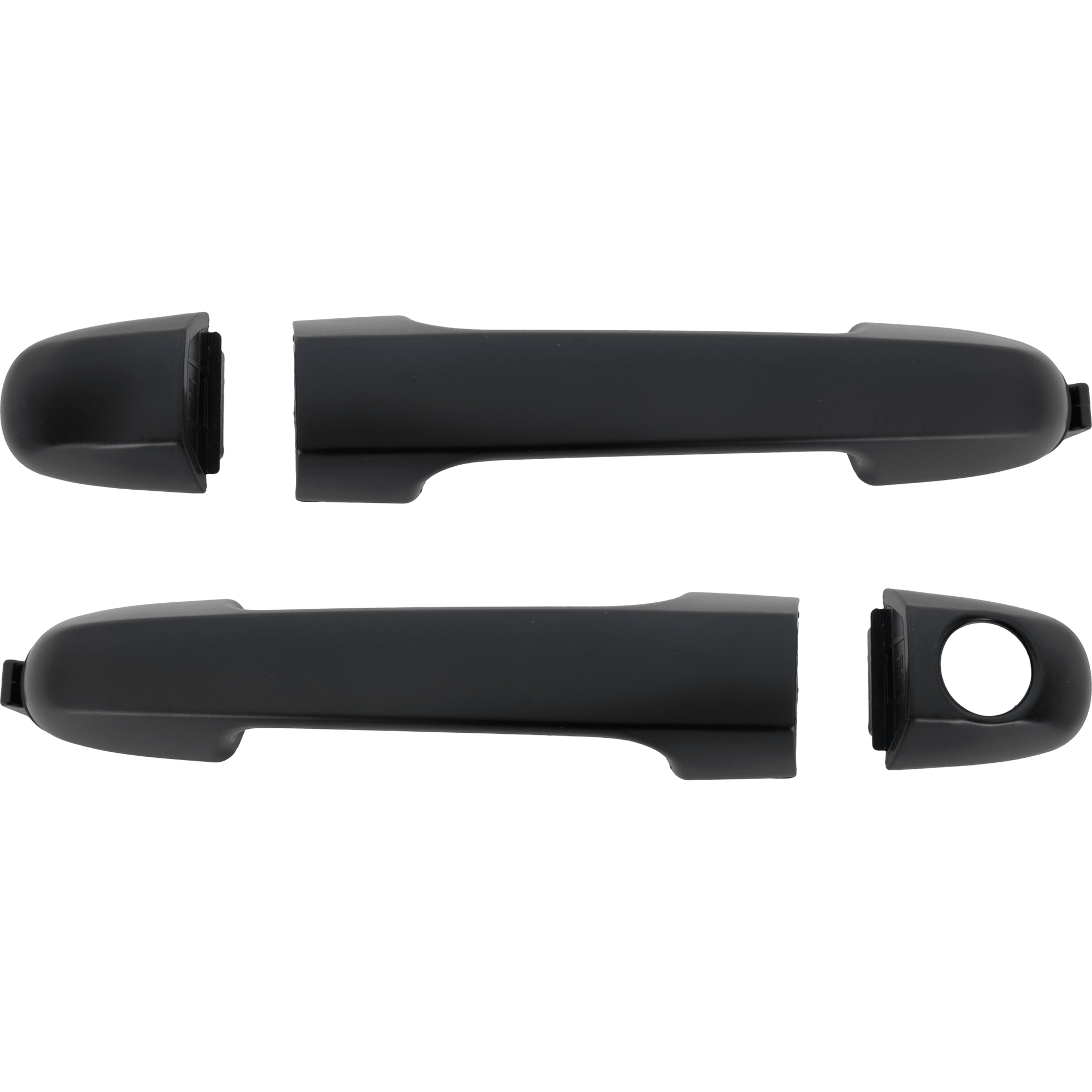 AM SOUL 11-13 FRONT EXTERIOR HANDLE RH AND LH Smooth Black w Cover w o Keyhole LH w Keyhole SKU SET RK46250055K OEM 826512K510 PFM