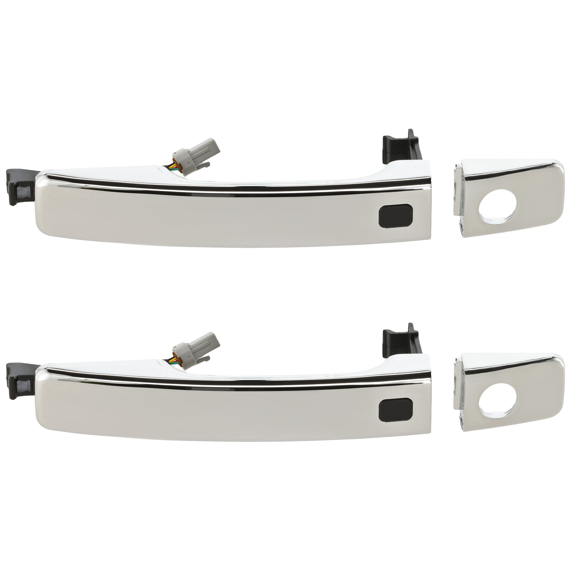 AM SOUL 14-22 FRONT EXTERIOR HANDLE RH AND LH All Chrome w Cover w Smart Entry System w Keyhole SKU SET RK46250058 OEM 82651B2720