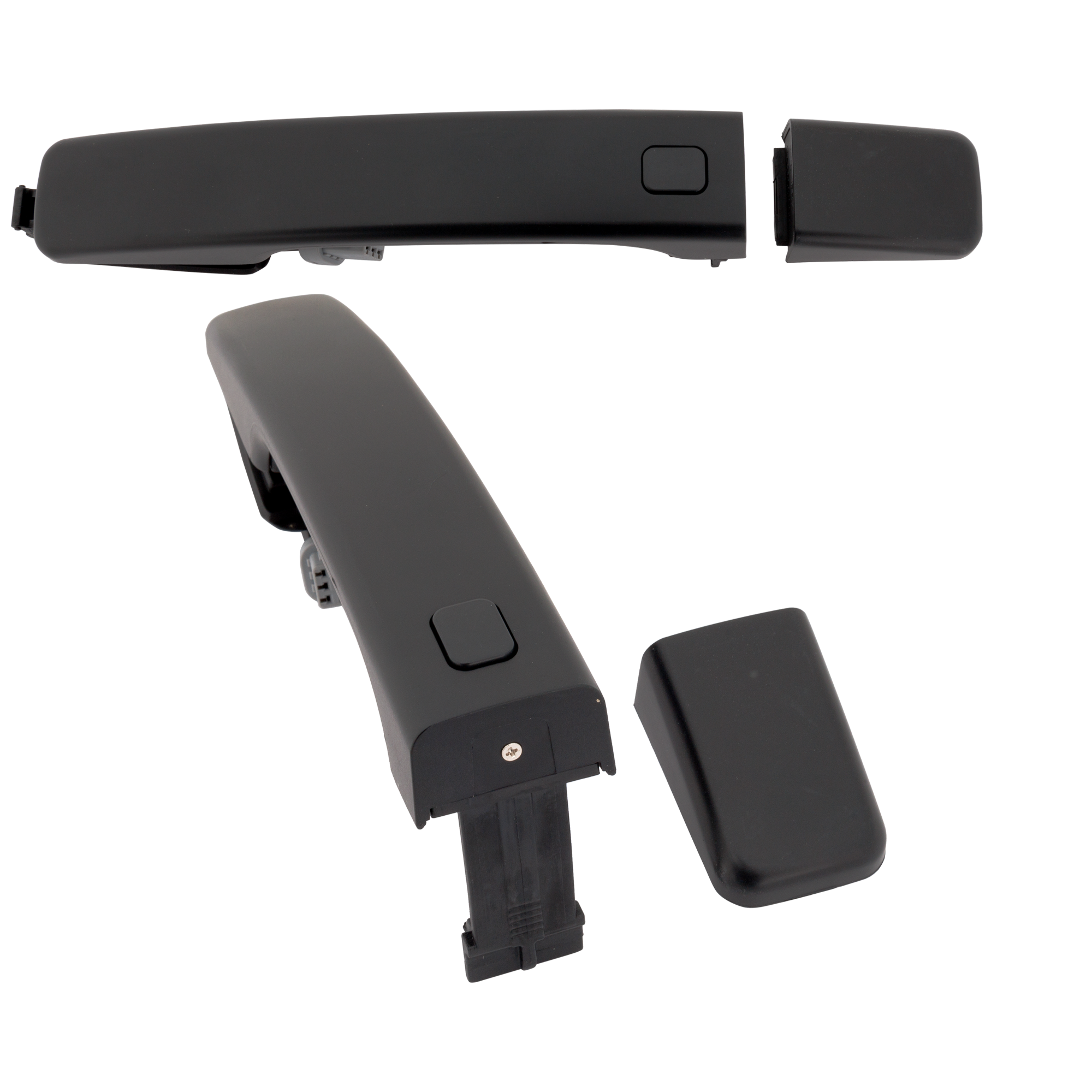 AM SOUL 14-22 FRONT EXTERIOR HANDLE RH AND LH Primed Black w Cover w o Keyhole w Smart Entry System SKU SET RK46250059K OEM 82651B2710