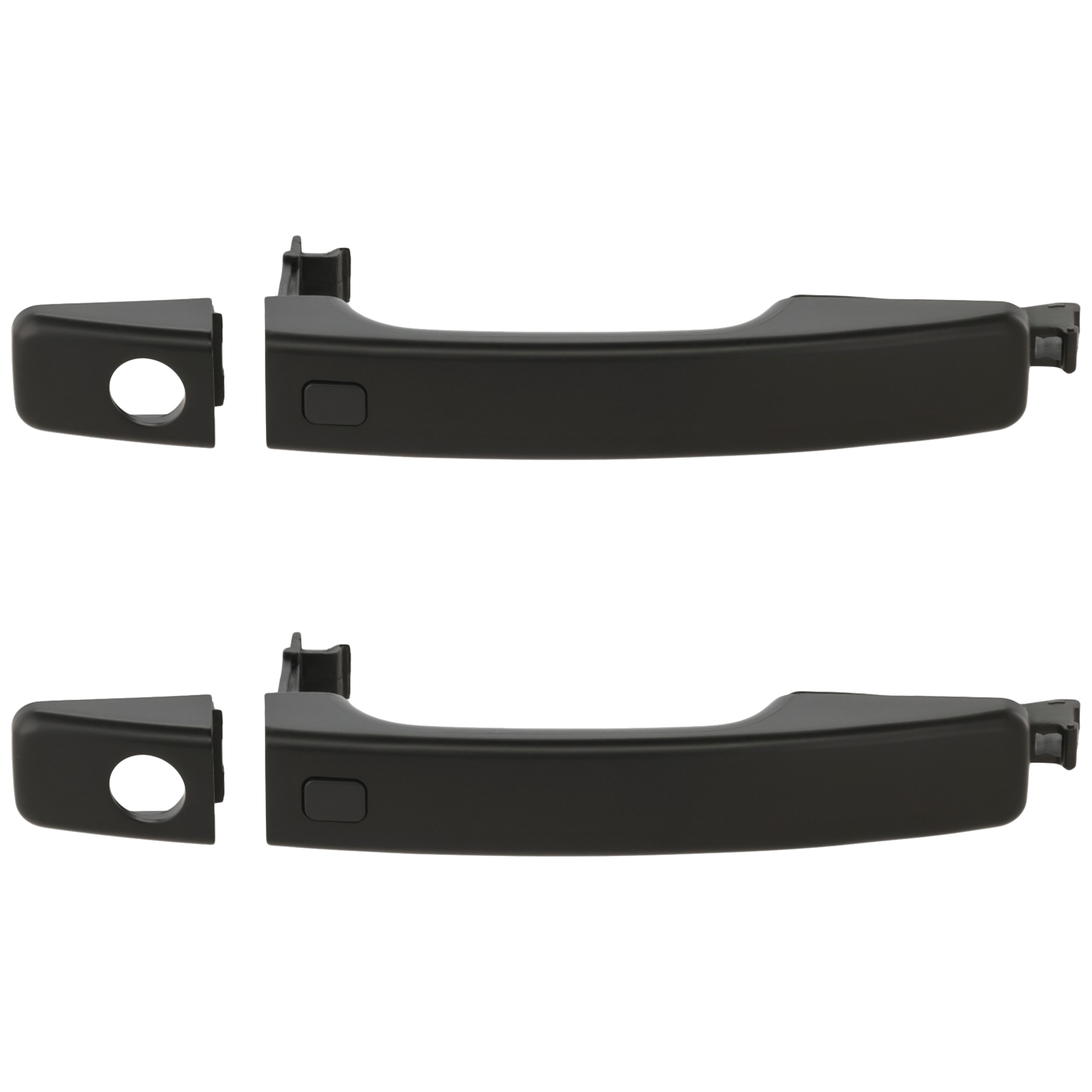 AM SOUL 14-22 FRONT EXTERIOR HANDLE RH AND LH Primed Black w Cover w Keyhole w Smart Entry System SKU SET RK46250060 OEM 82651B2710 PFM