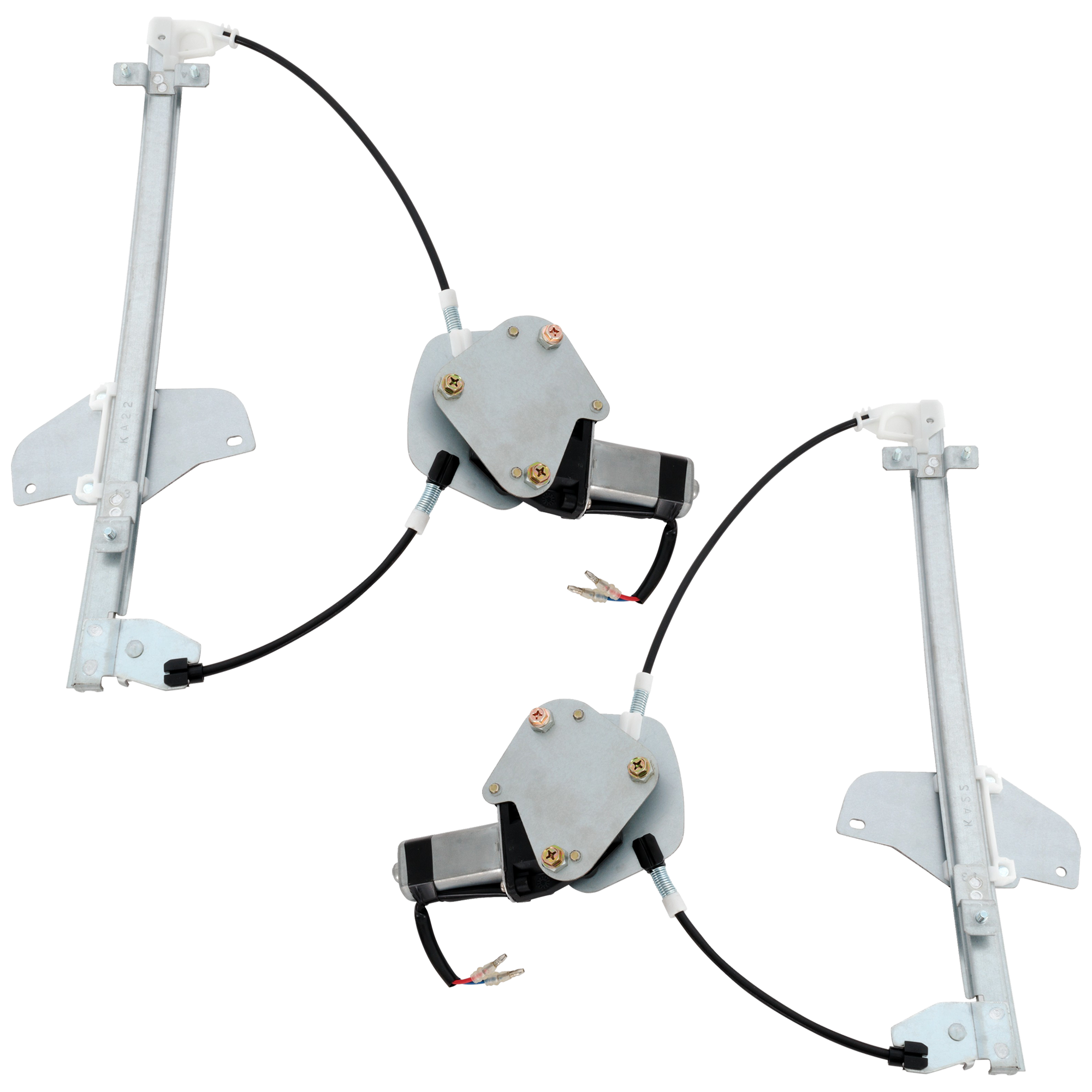 AM RIO 12-17 FRONT WINDOW REGULATOR RH AND LH Power w Motor SKU SET RK46290049 OEM 824021W010-824011W020