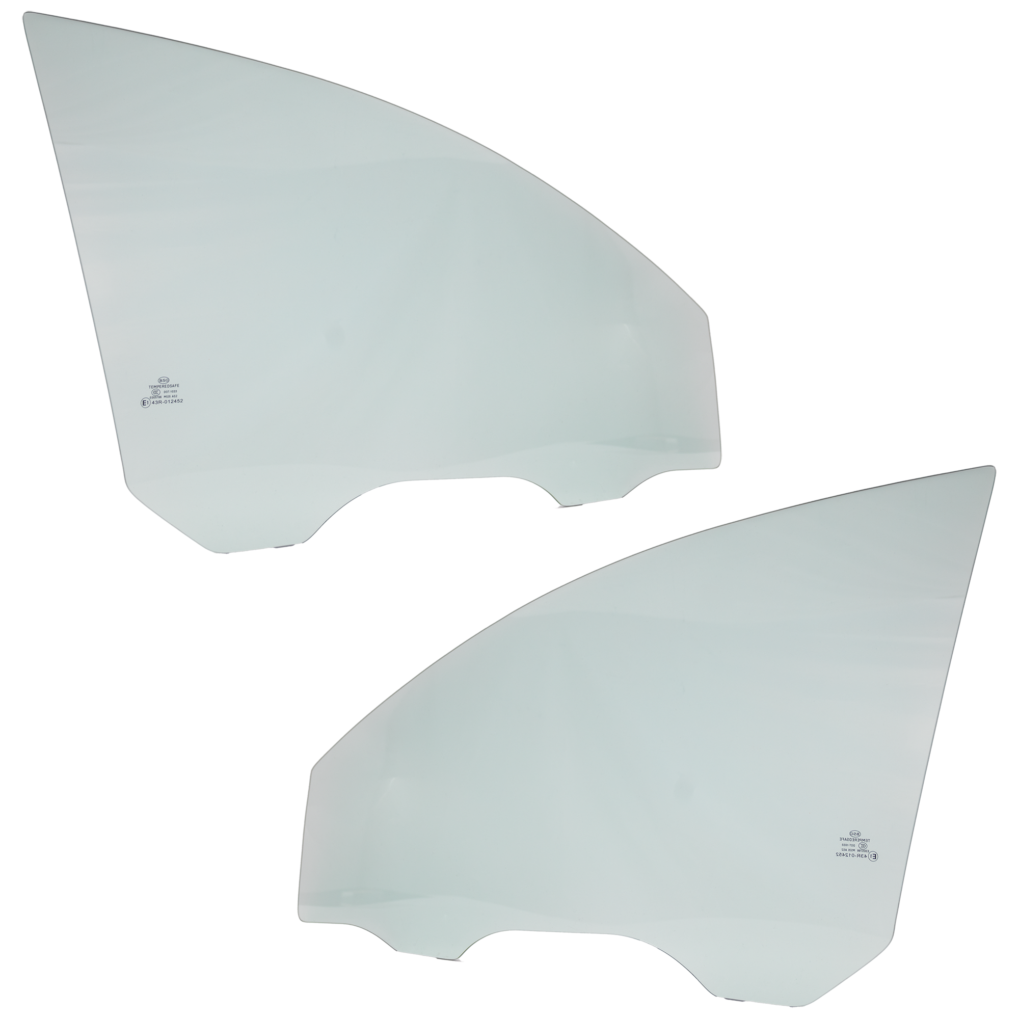 AM SPORTAGE 11-16 FRONT DOOR GLASS RH AND LH Green Tint w Solar SKU SET RK48010027 OEM 824113W000-824213W000