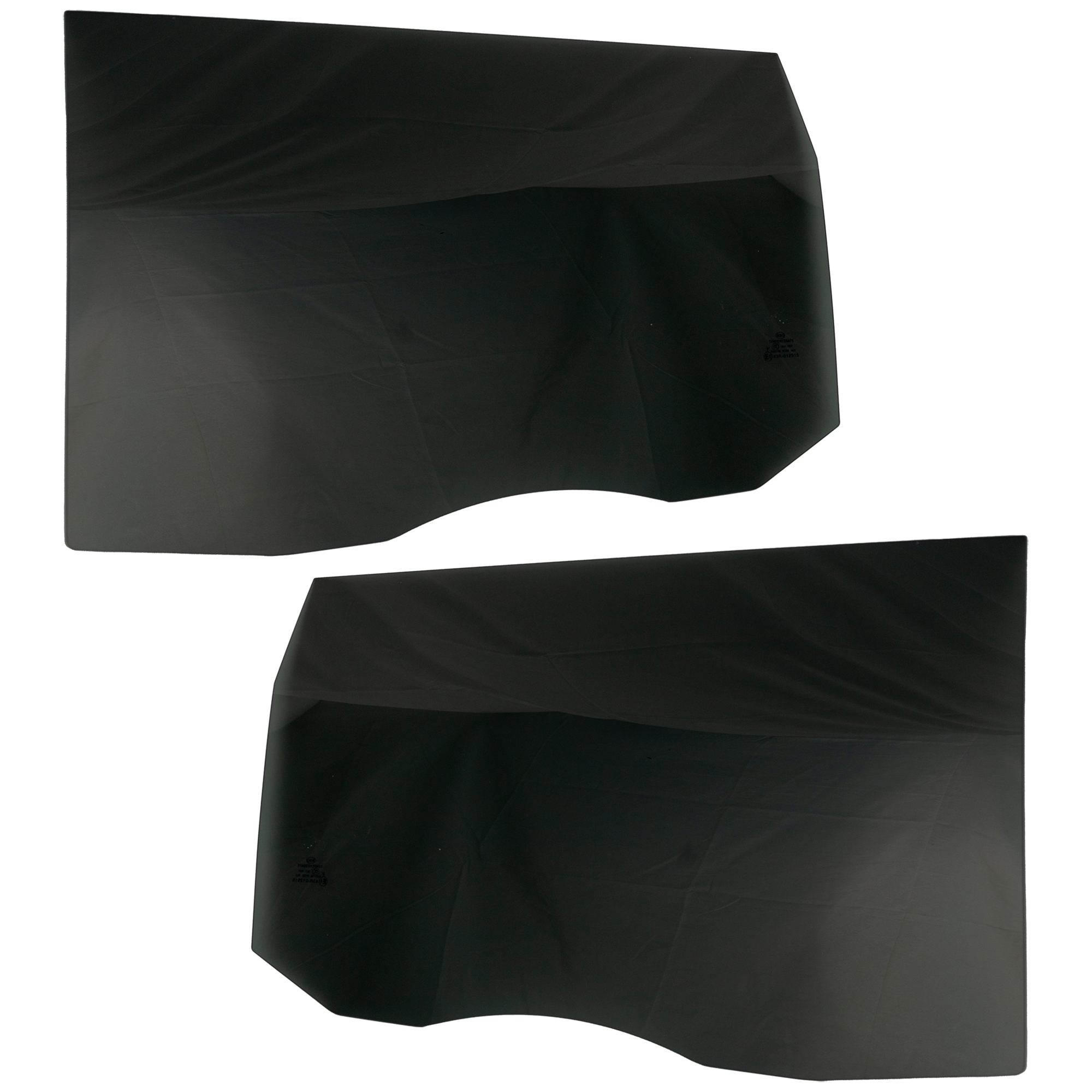 AM SOUL 10-13 REAR DOOR GLASS RH AND LH Gray Tint Privacy w Solar SKU SET RK48130013 OEM 834112K020-834212K020