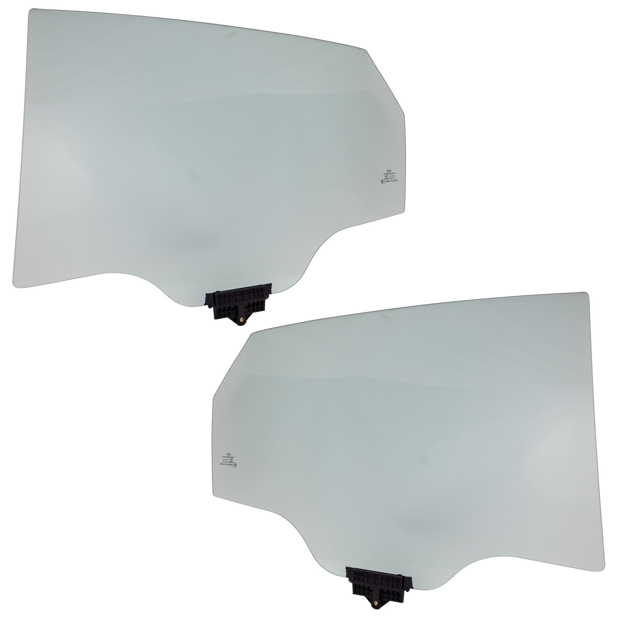AM OPTIMA 16-20 REAR DOOR GLASS RH AND LH Green Tint USA Built Vehicle w Solar Clip SKU SET RK48130021 OEM 83410D5010-83420D5010