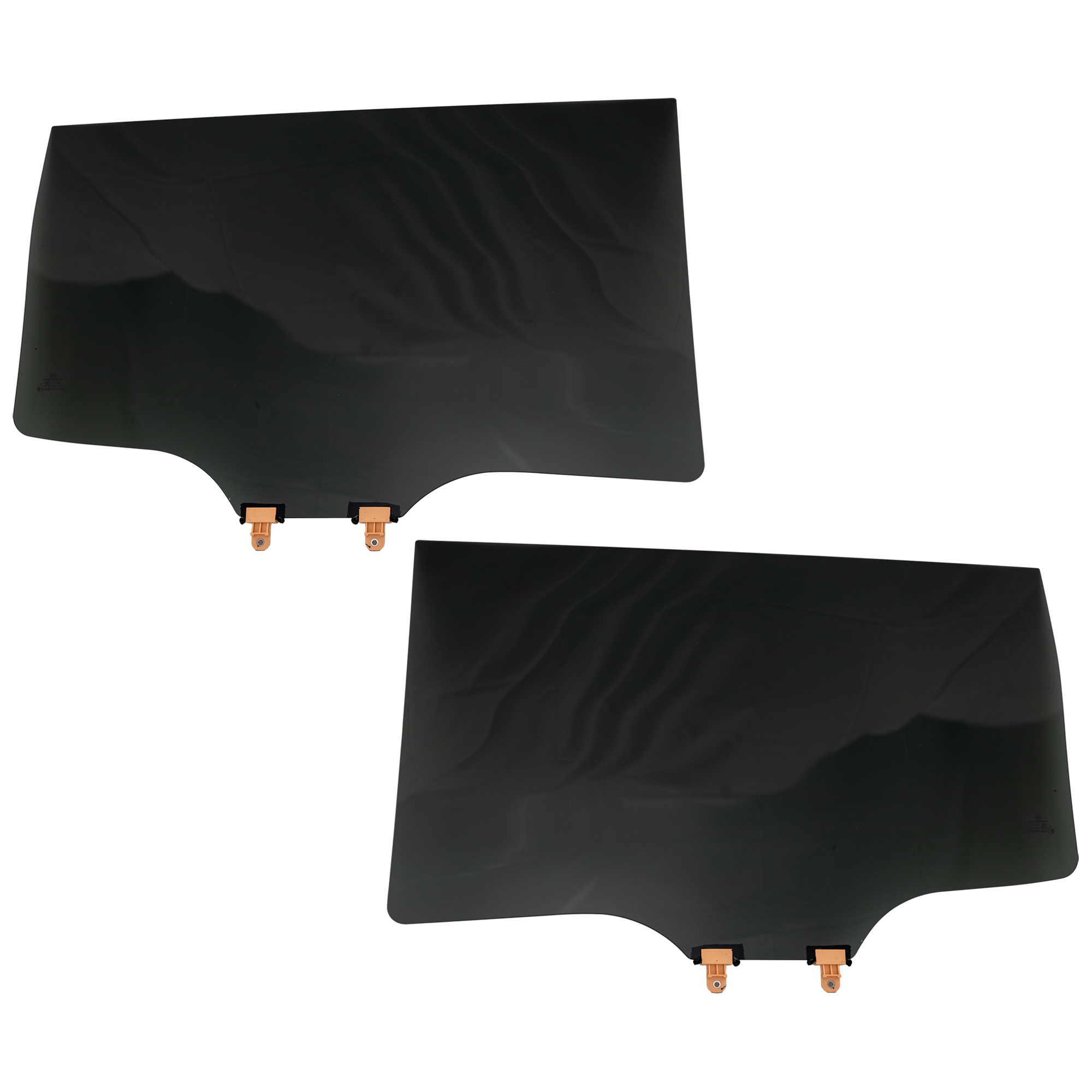 AM SEDONA 15-21 REAR DOOR GLASS RH AND LH Gray Tint Privacy Sliding Door Type w Solar Clip SKU SET RK48130025 OEM 83410A9020-83420A9020