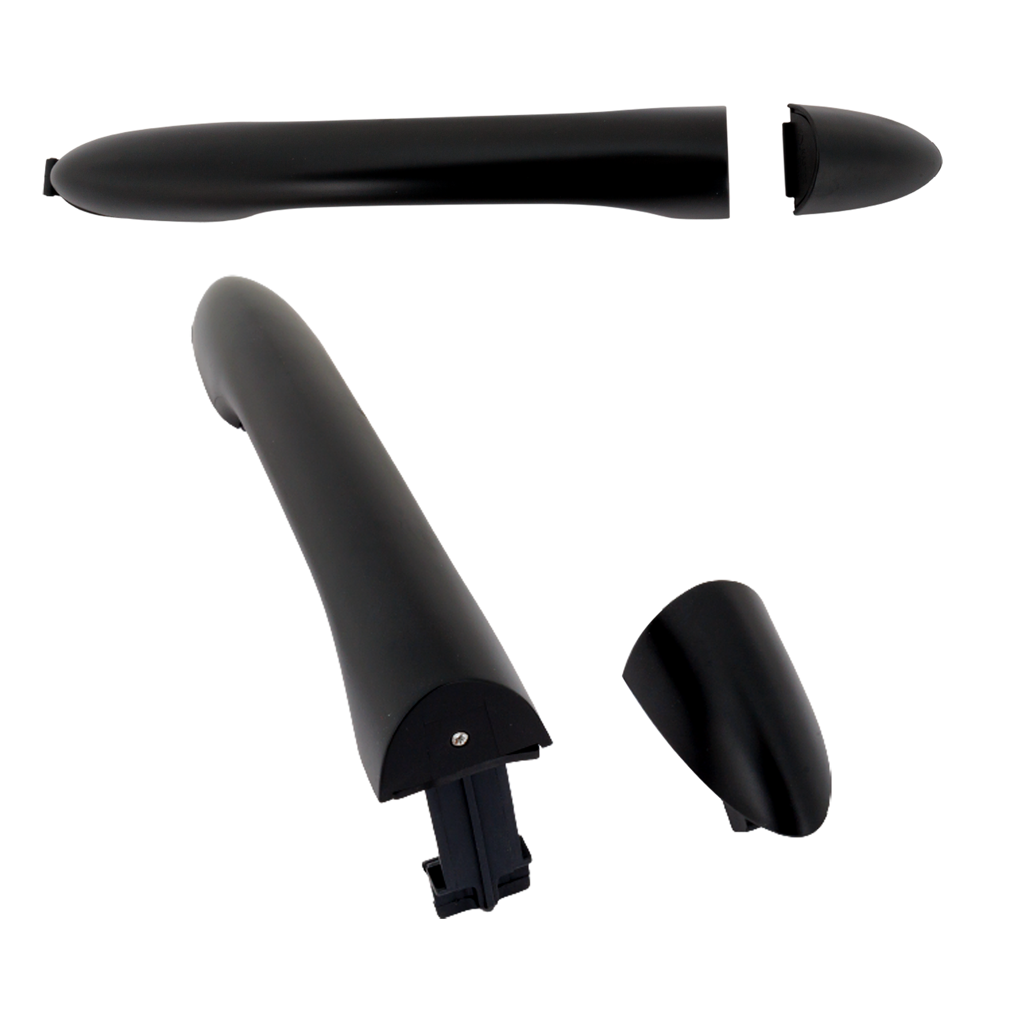AM SEDONA 05-21 REAR EXTERIOR HANDLE RH AND LH Sliding Primed Black w Cover SKU SET RK49150014K OEM 83651A9000
