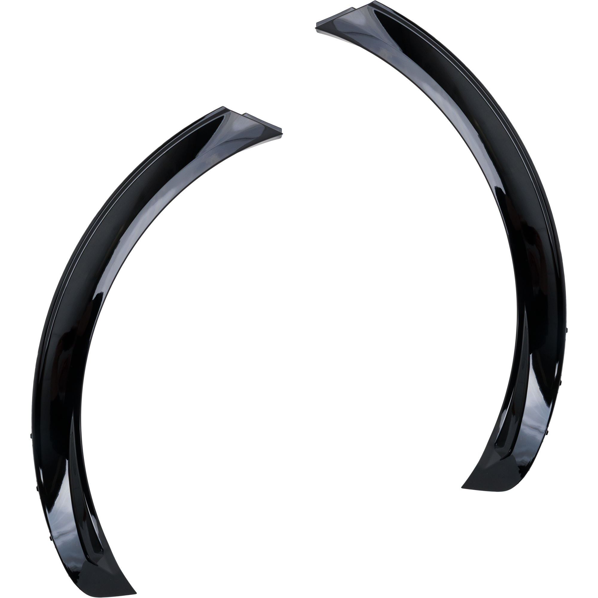 AM SPORTAGE 23-23 REAR WHEEL OPENING MOLDING RH AND LH Assembly Gloss Black Plastic SX SX Prestige Models To 3-23 SKU SET RK55390013 Partslink KI1790107 KI1791107 OEM 87741DW100-87742DW100