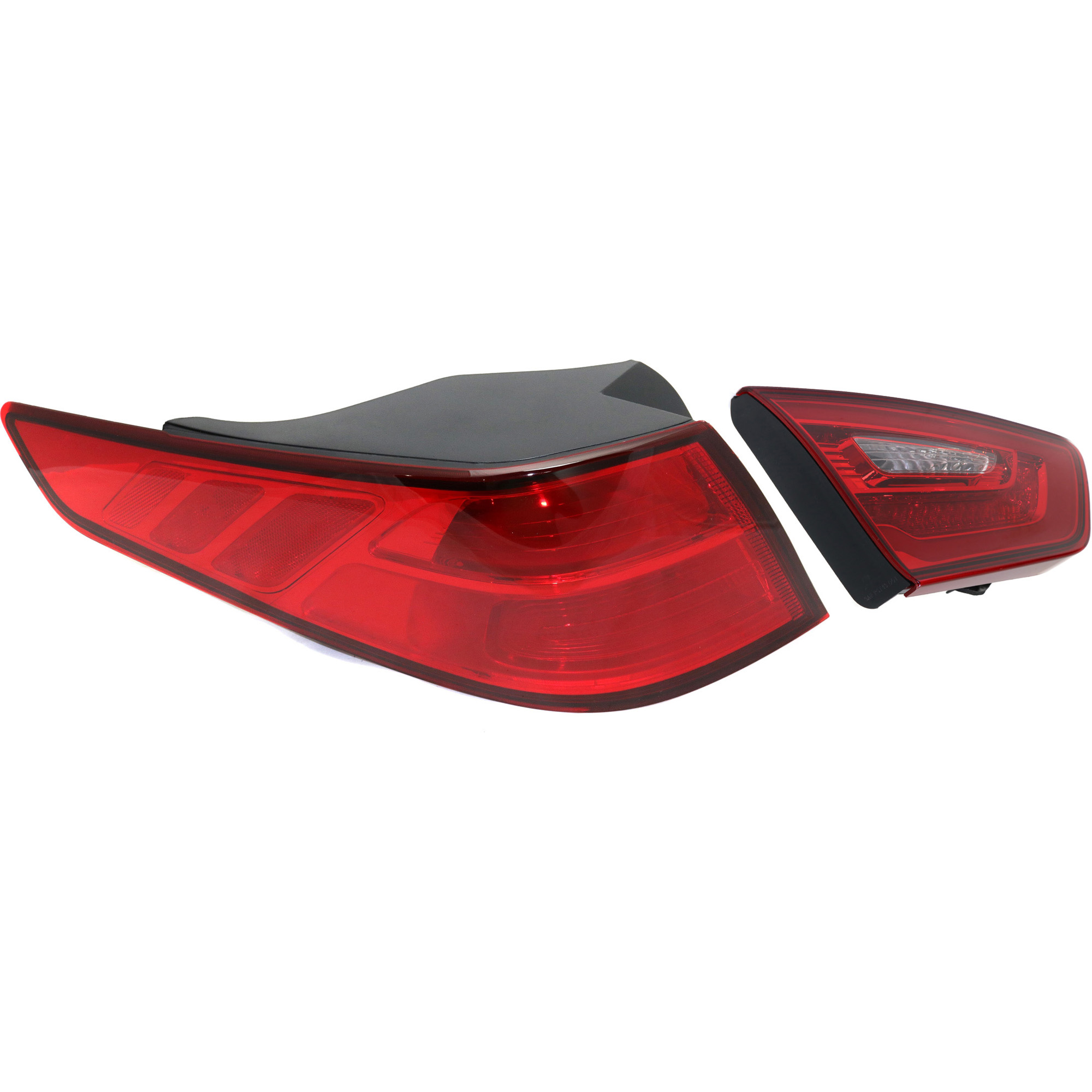 AM OPTIMA 14-15 TAIL LAMP LH Inner and Outer Assembly Exc. Hybrid Models From 10-3-13 SKU SET RK73010002 Partslink KI2802105 KI2804114 OEM 924014C500-924032T620