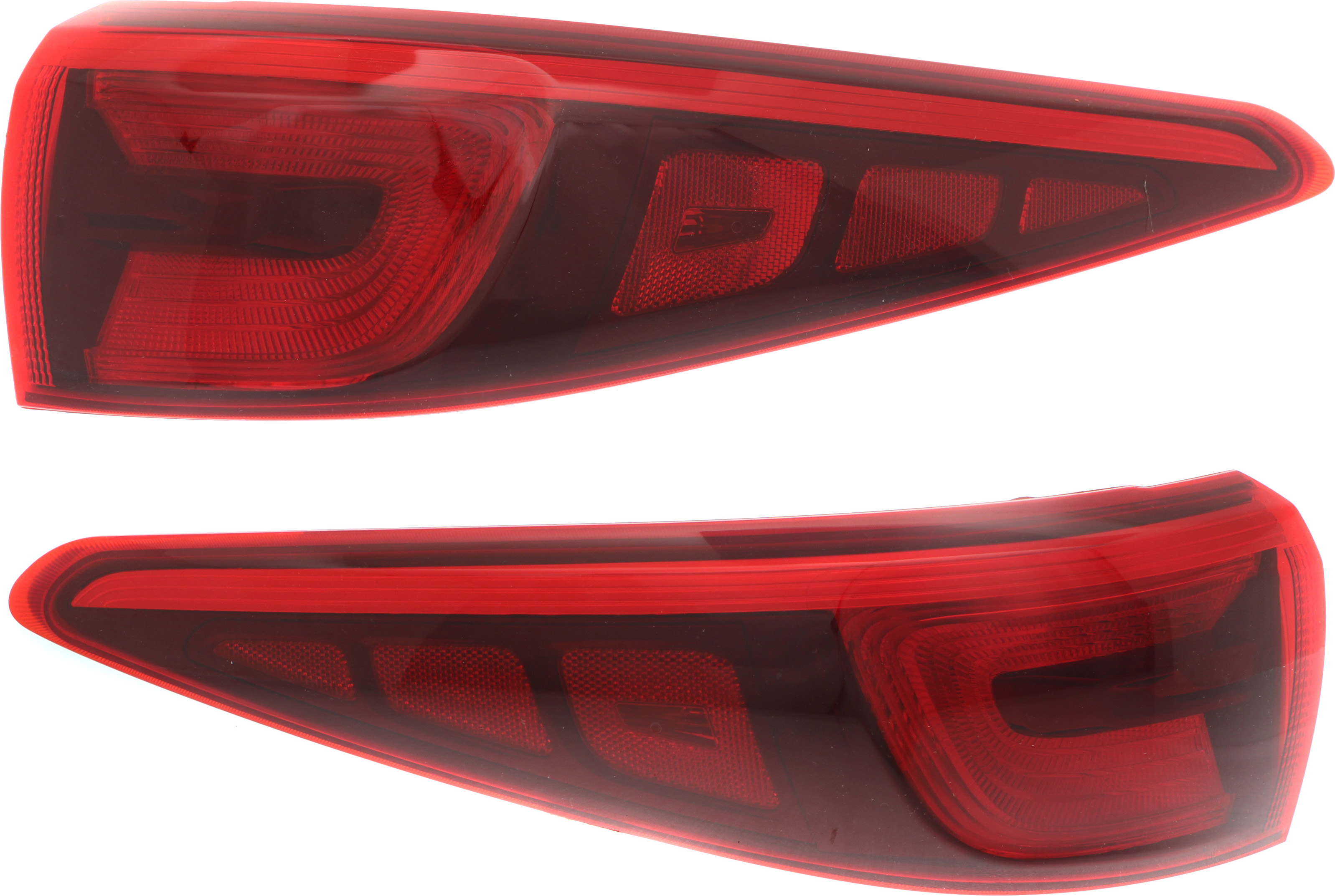 AM SPORTAGE 17-19 TAIL LAMP RH AND LH Outer Red Lens CAPA SKU SET RK73010003Q Partslink KI2805132C KI2804132C OEM 92402D9020-92401D9020