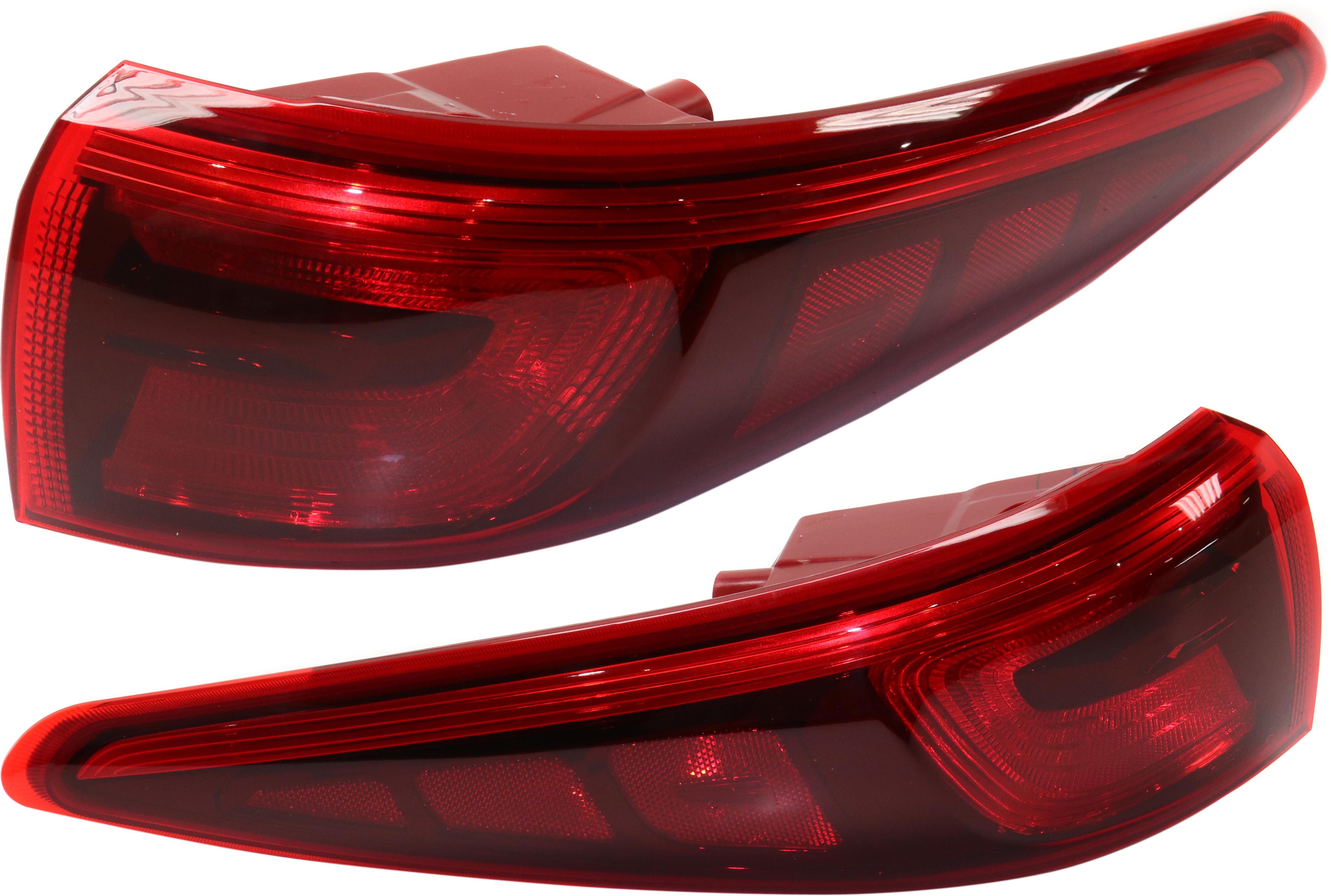AM SPORTAGE 17-19 TAIL LAMP RH AND LH Outer Assembly Halogen SKU SET RK73010003 Partslink KI2805132 KI2804132 OEM 92402D9020-92401D9020