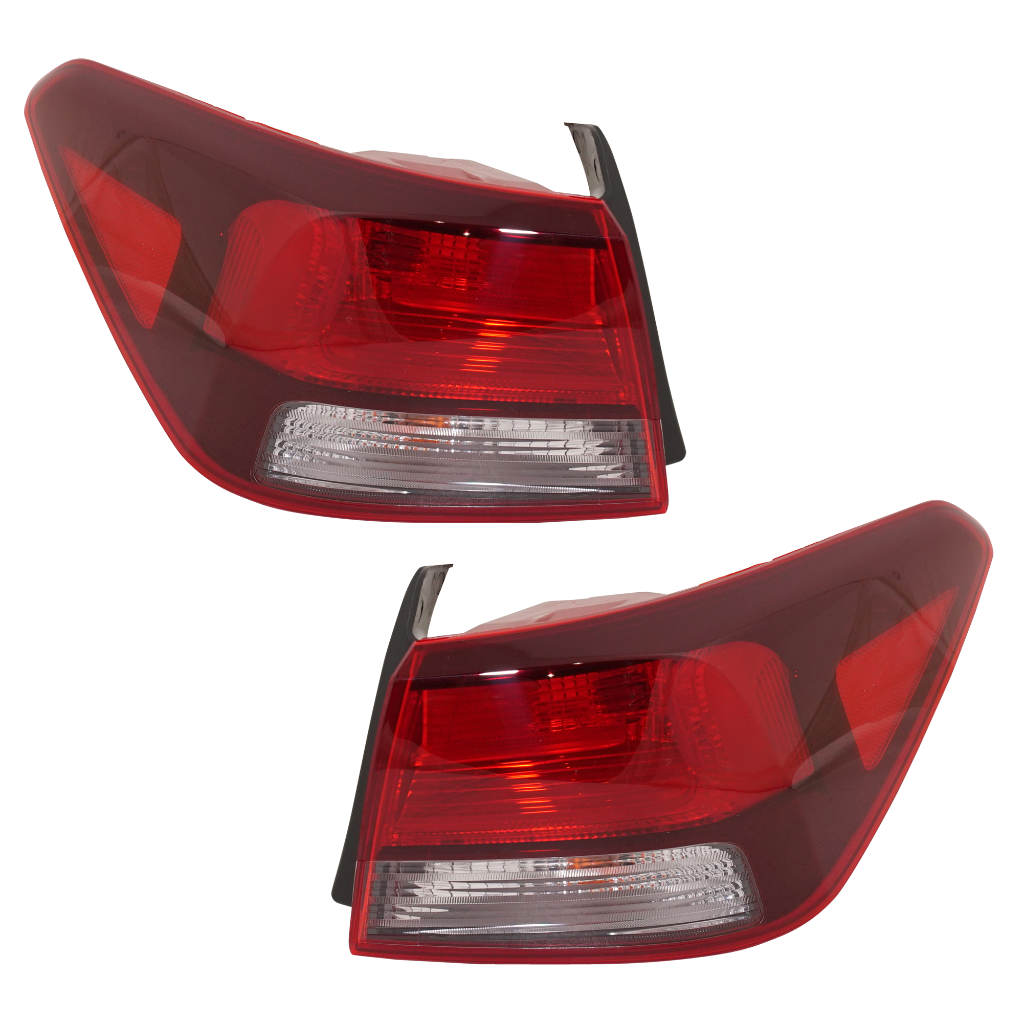 AM RIO 18-23 TAIL LAMP RH AND LH Outer Assembly Halogen Sedan SKU SET RK73010029 Partslink KI2805143 KI2804143 OEM 92402H9100-92401H9100