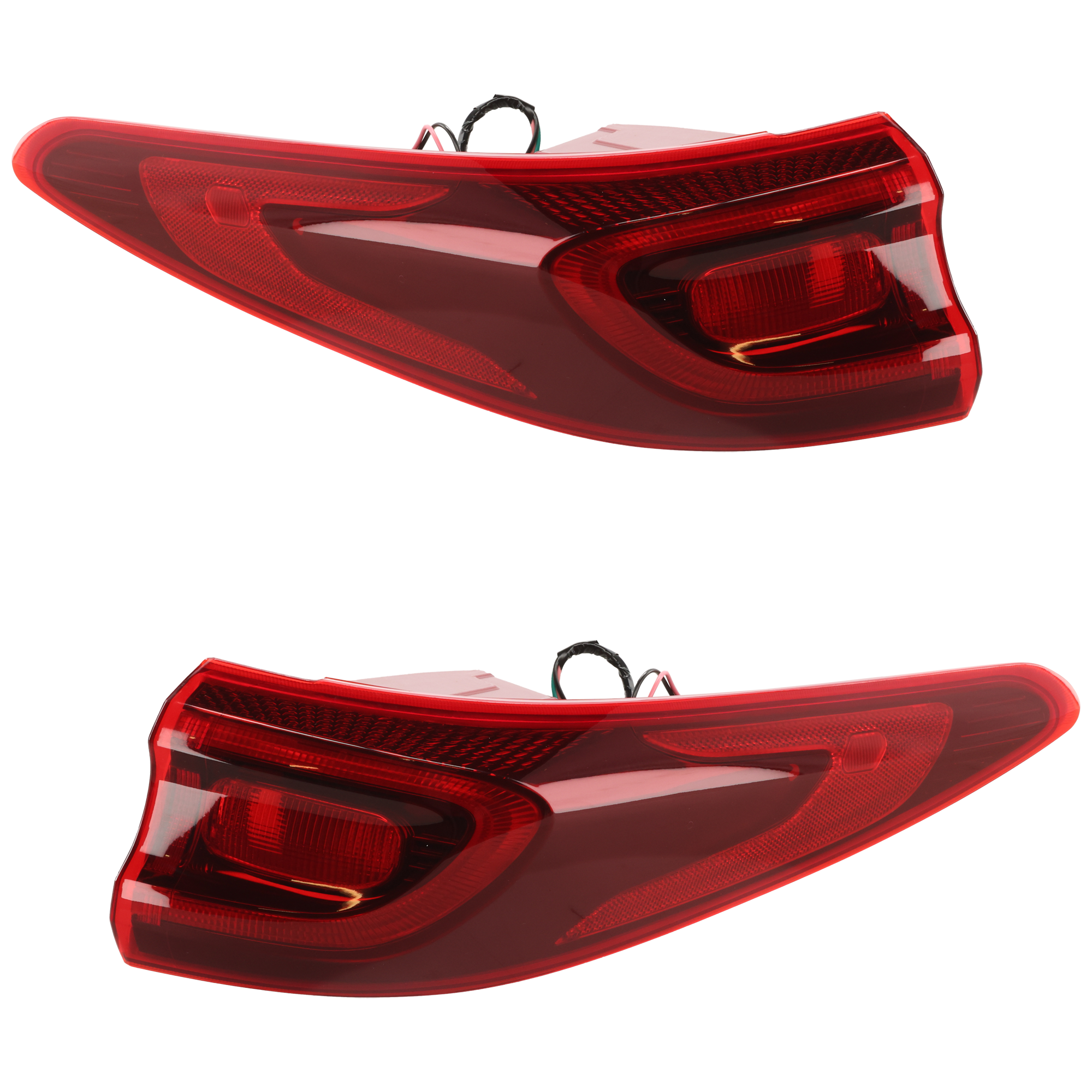 AM SPORTAGE 20-22 TAIL LAMP RH AND LH Outer Assembly Halogen CAPA SKU SET RK73010083AQ Partslink KI2805159C KI2804159C OEM 92402D9510-92401D9510