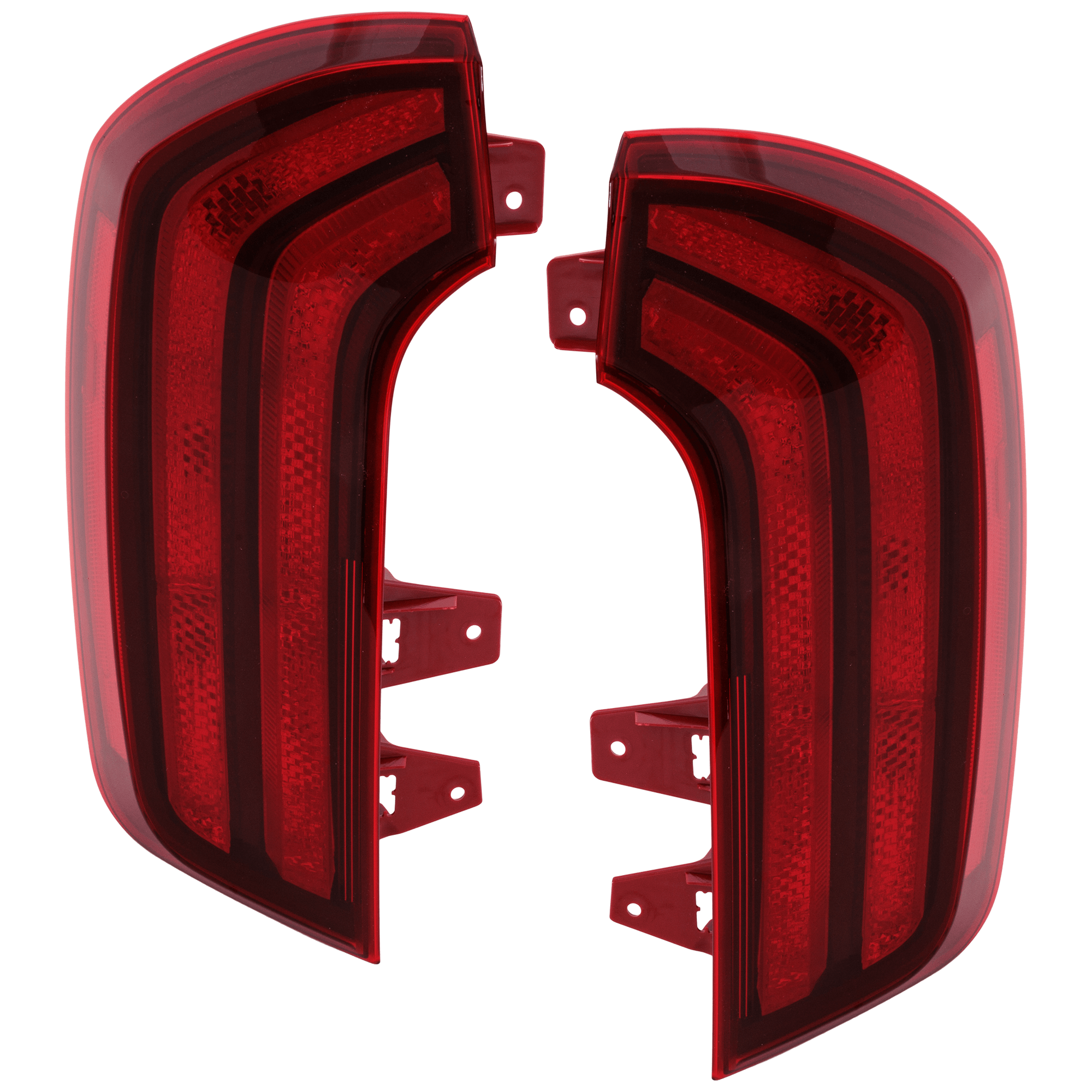 AM TELLURIDE 23-24 TAIL LAMP RH AND LH Outer Assembly Halogen CAPA SKU SET RK73010101AQ Partslink KI2804172C KI2805172C OEM 92401S9500-92402S9500