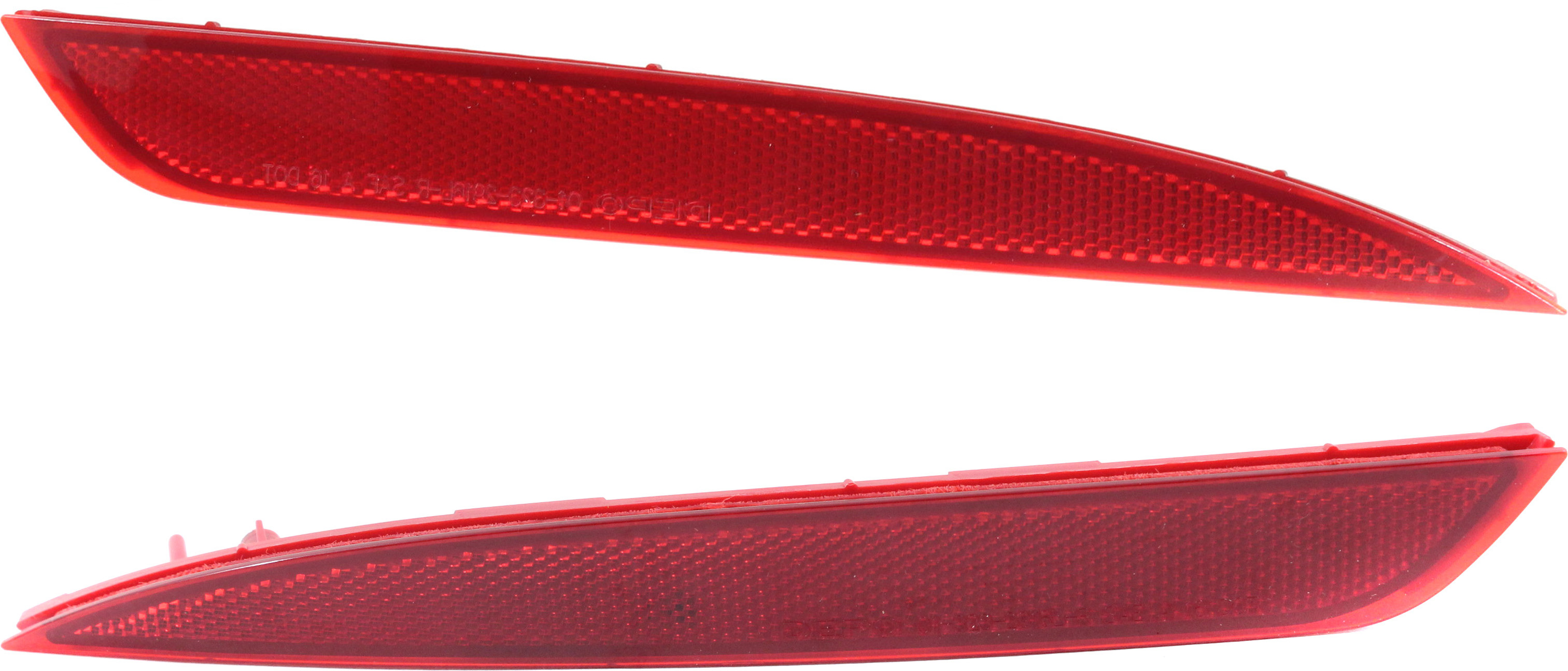 AM OPTIMA 16-18 REAR BUMPER REFLECTOR RH AND LH Single Exhaust Exc. Hybrid Model CAPA SKU SET RK73490001Q Partslink KI1184113C KI1185113C OEM 92405D4100-92406D4100
