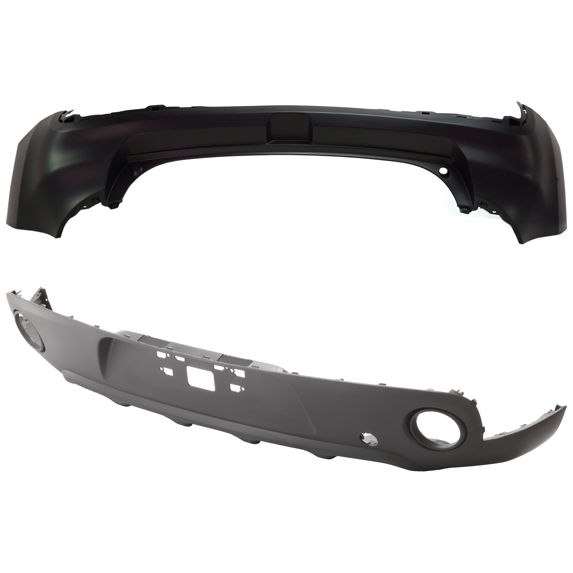 AM SOUL 17-19 REAR BUMPER COVER Upper and Lower Upper Primed Lower Textured w o mounting bracket s Base LX Models SKU SET RK76010015P