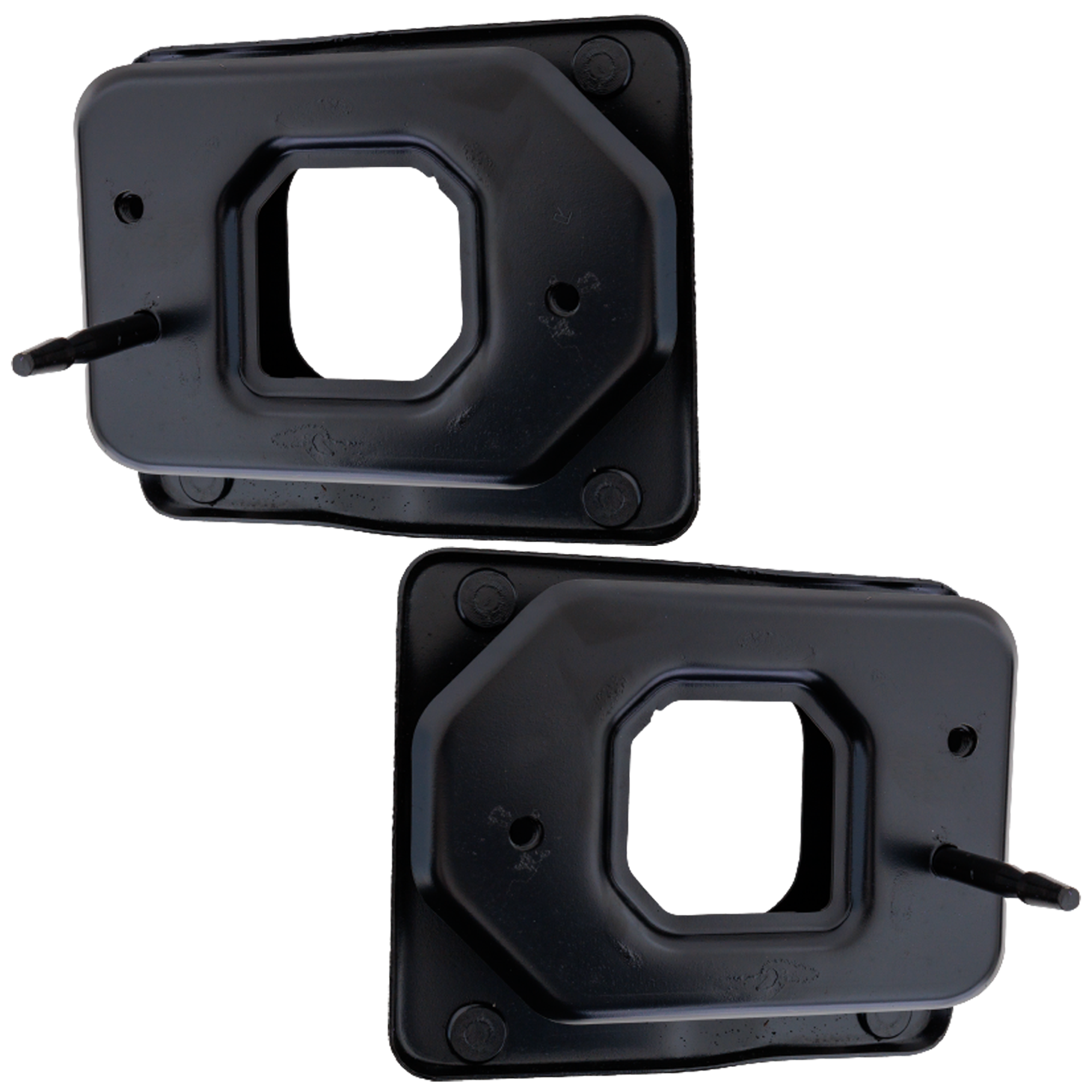 AM ELANTRA GT 13-17 REAR BUMPER BRACKET RH AND LH Impact Bar Black CAPA SKU SET RK76260031Q Partslink HY1167113C HY1166113C OEM 86642A5000-86641A5000