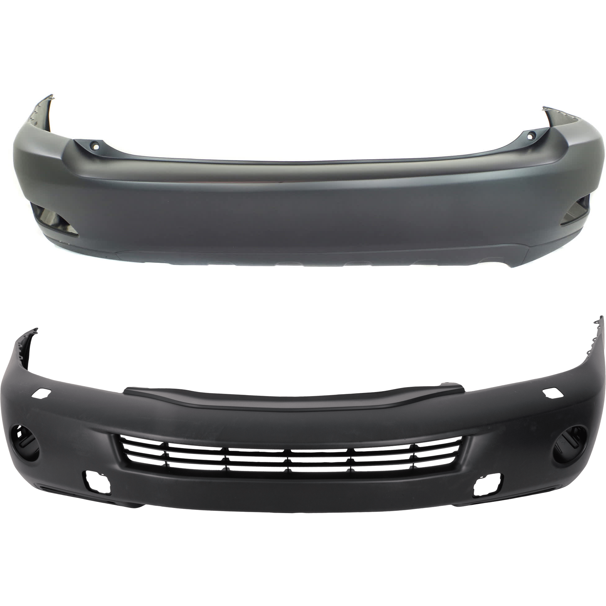 AM RX400H 06-08 FRONT AND REAR BUMPER COVER Primed w o mounting bracket s SKU SET RL01030129P