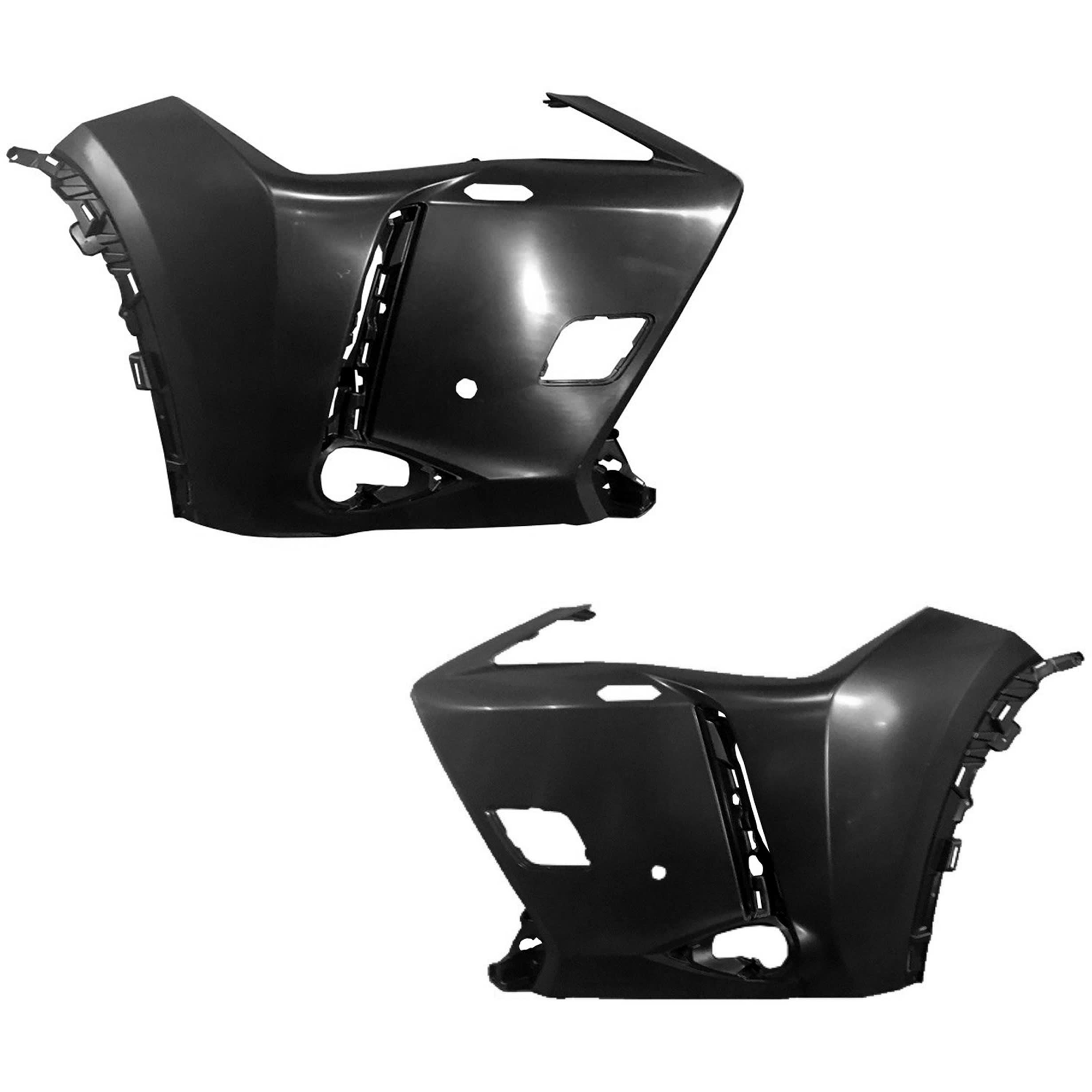 AM UX200-19-22 UX250H 19-23 FRONT BUMPER END RH AND LH CAPA SKU SET RL01110001Q Partslink LX1016105C LX1017105C