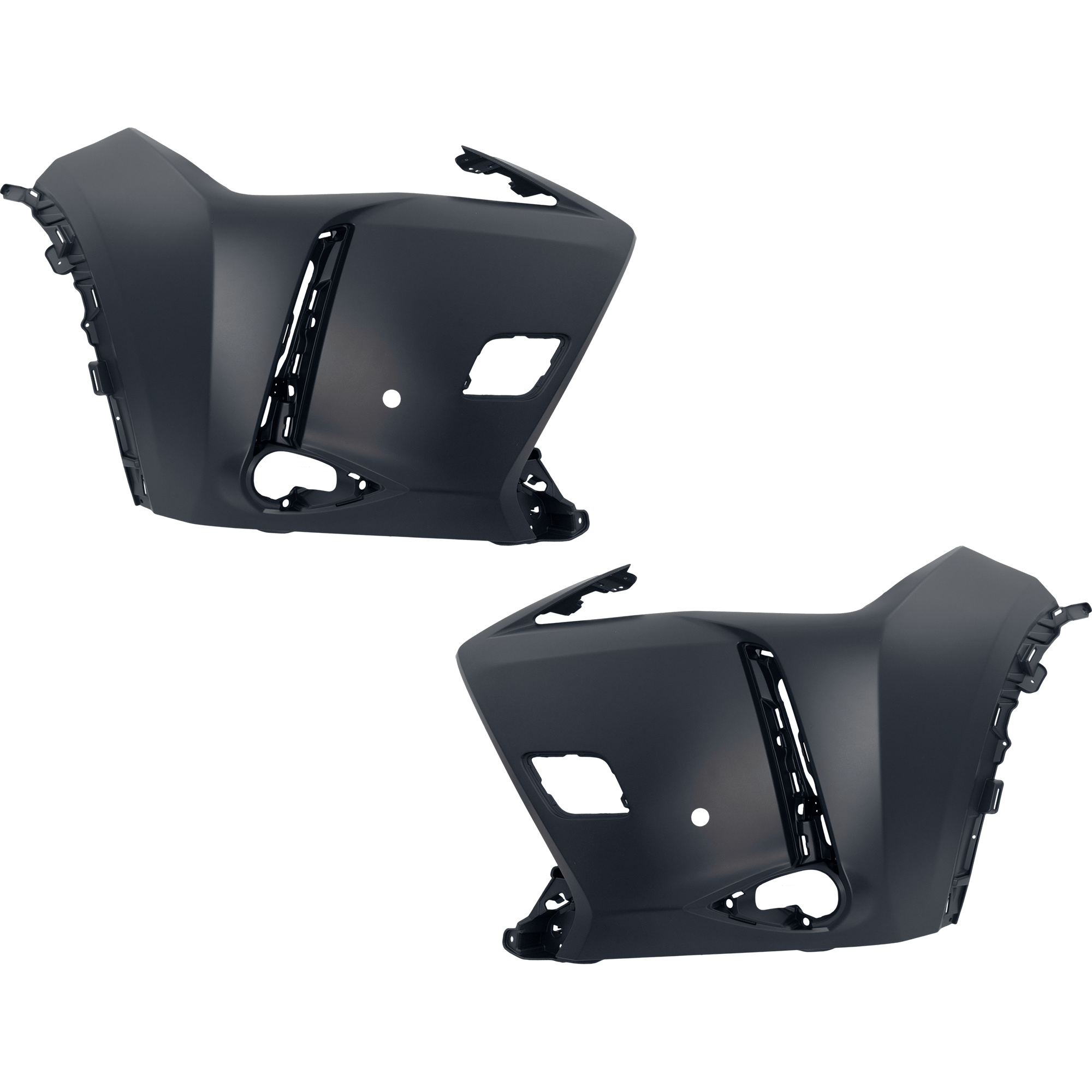 AM UX200-19-22 UX250H 19-23 FRONT BUMPER END RH AND LH CAPA SKU SET RL01110003Q Partslink LX1016104C LX1017104C