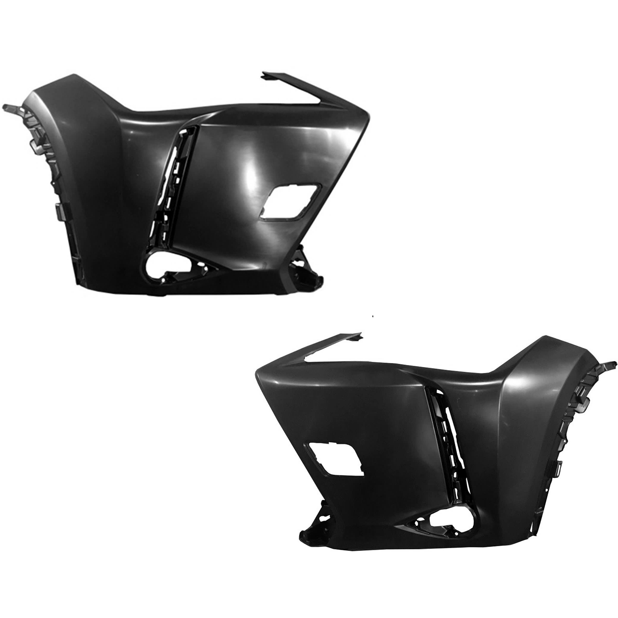 AM UX200-19-22 UX250H 19-23 FRONT BUMPER END RH AND LH CAPA SKU SET RL01110007Q Partslink LX1016102C LX1017102C