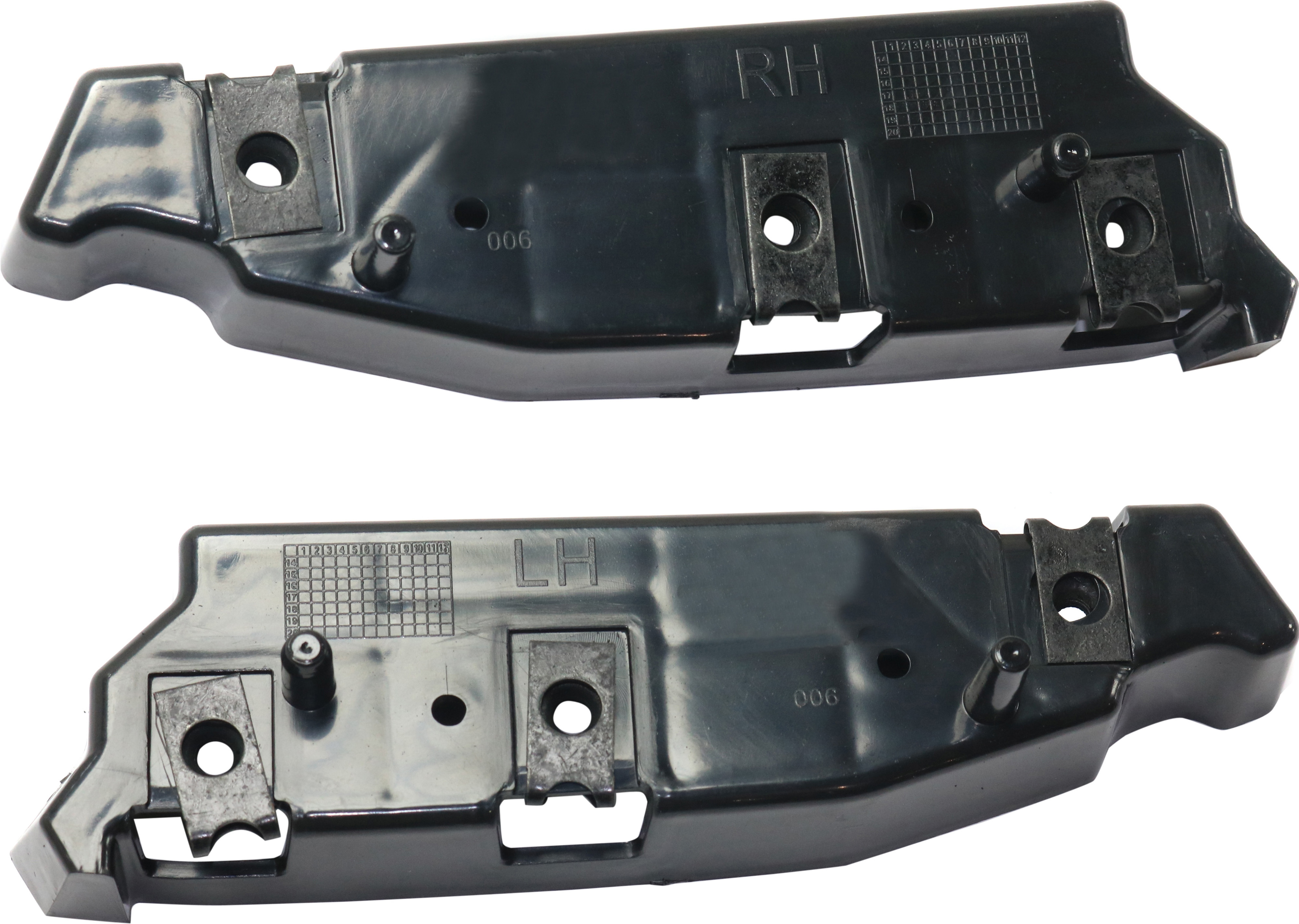 AM MKX 16-18 FRONT BUMPER BRACKET RH AND LH Side Support SKU SET RL01310003 Partslink FO1043149 FO1042149 OEM FA1Z17C947A FA1Z17C947B