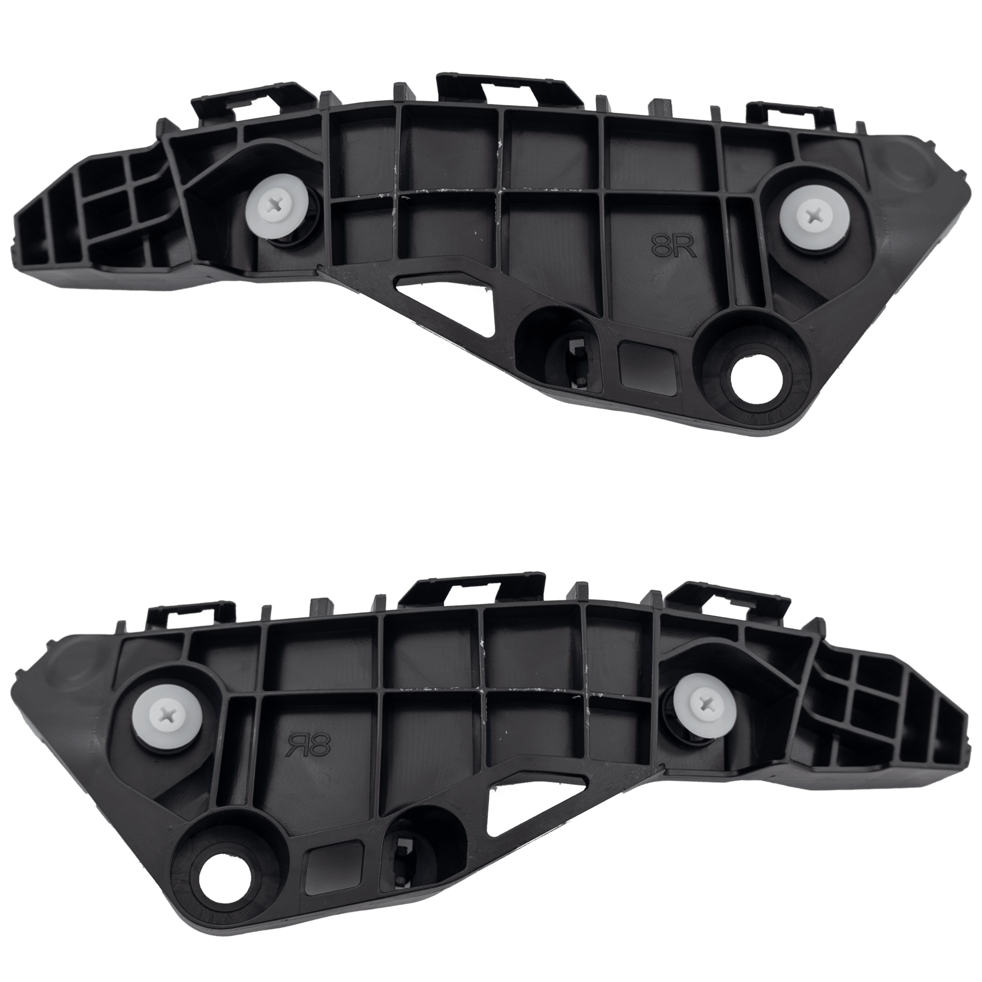 AM NX250 NX350-22-24 FRONT BUMPER BRACKET RH AND LH Plastic SKU SET RL01310055 Partslink LX1042130 LX1043130 OEM 5253578020-5253678020