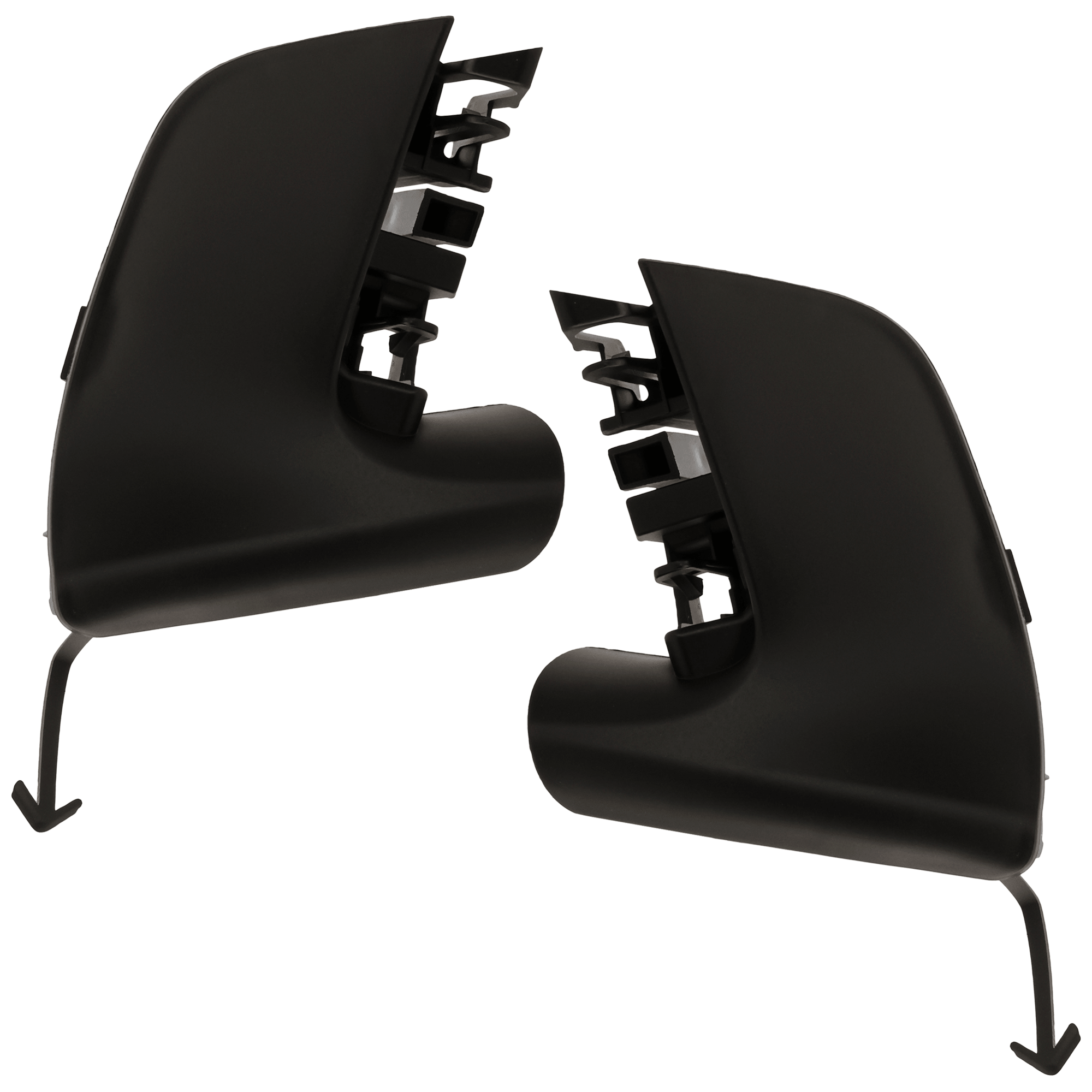 AM RX350-13-15 FRONT BUMPER TOW HOOK COVER RH AND LH Primed Plastic w o F Sport Package Canada Built Vehicle SKU SET RL01440017 Partslink LX1029109 LX1029110 OEM 521270E921-521280E913-521280E9