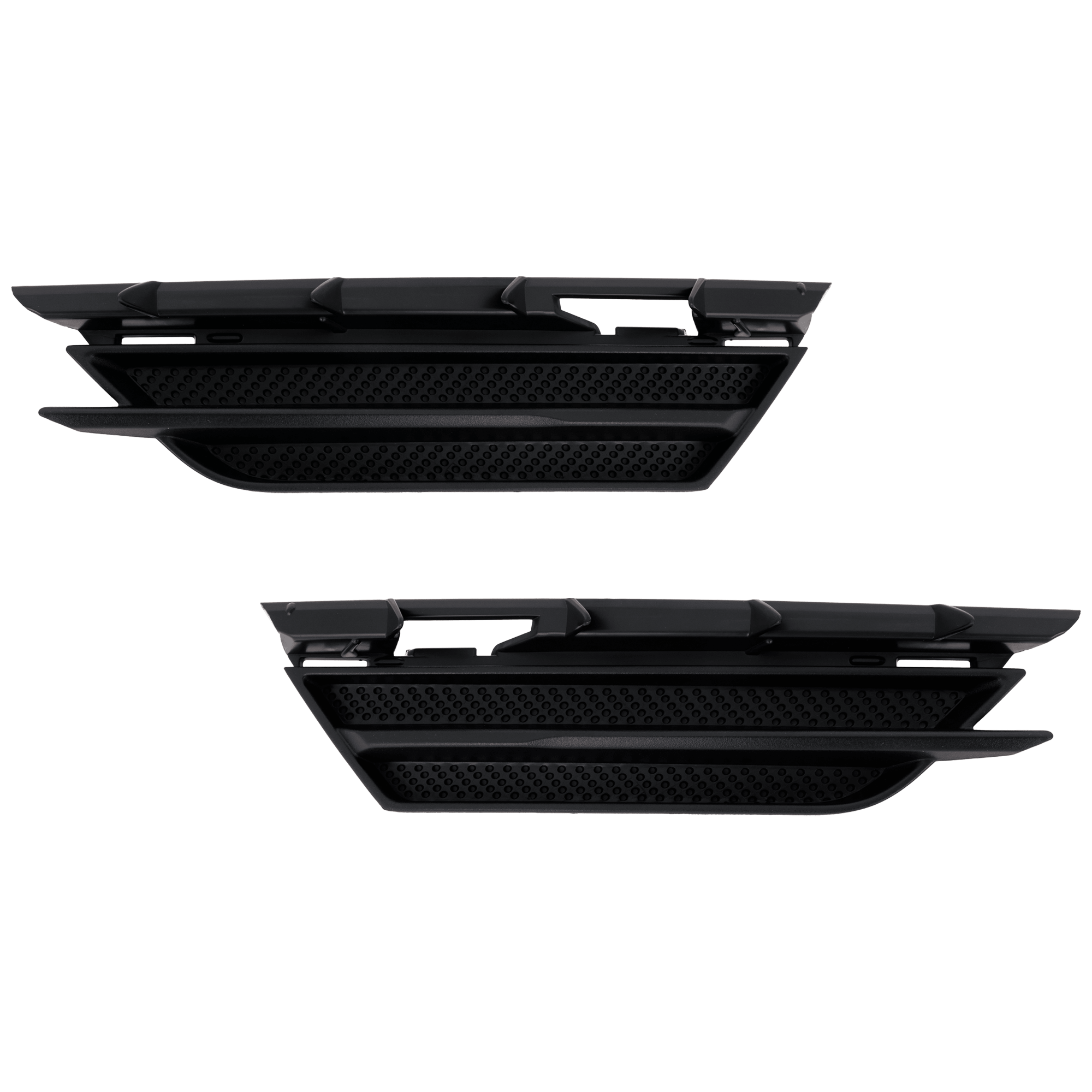 AM MKC 15-19 FRONT BUMPER GRILLE RH AND LH Textured Black SKU SET RL01530041 Partslink FO1038172 FO1039172 OEM EJ7Z17E811AA EJ7Z17E811BA