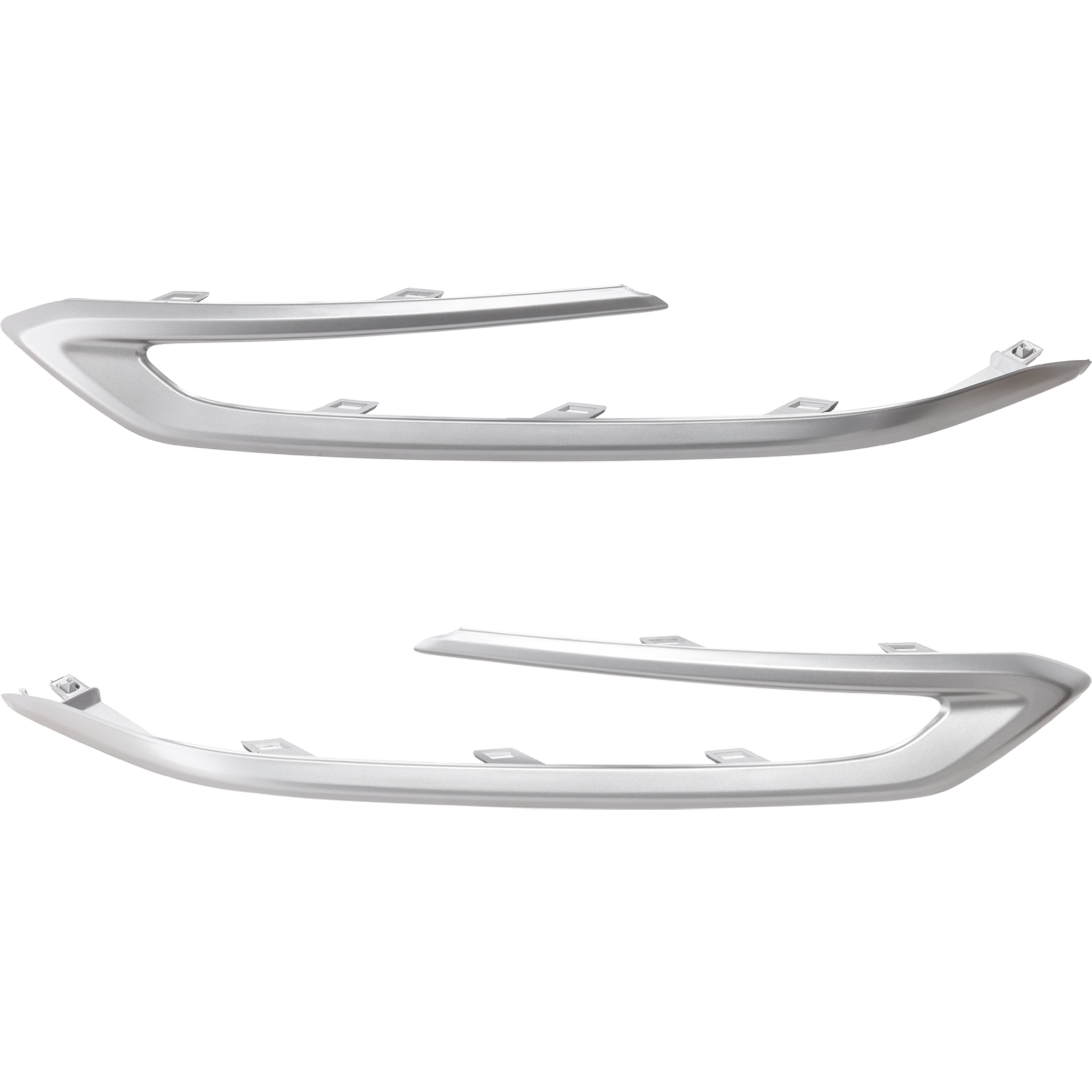 AM RX350-23-25 FRONT BUMPER MOLDING RH AND LH Primed w F Sport Package SKU SET RL01590011 Partslink LX1046104 LX1047104 OEM 531230E270-531240E120