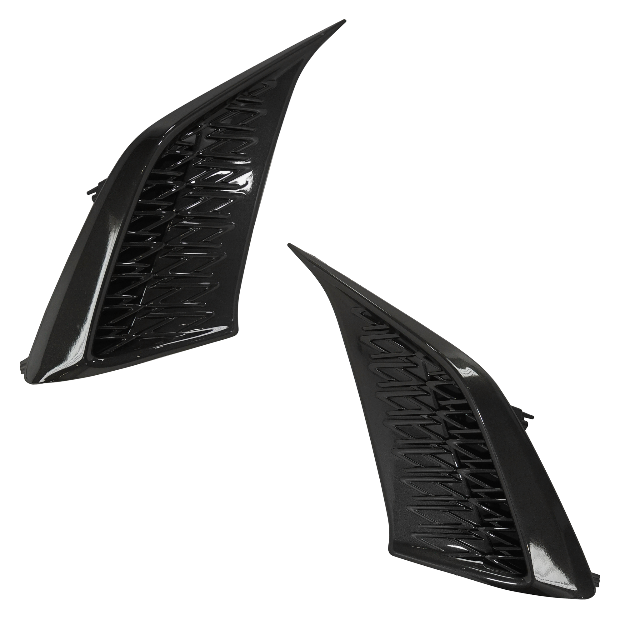 AM ES250 ES350-19-24 FRONT BUMPER MOLDING RH AND LH Side Garnish w F Sport Pkg Japan North America Built Vehicle SKU SET RL01610007 Partslink LX1038134 LX1039134 OEM 5310506020-5310606020