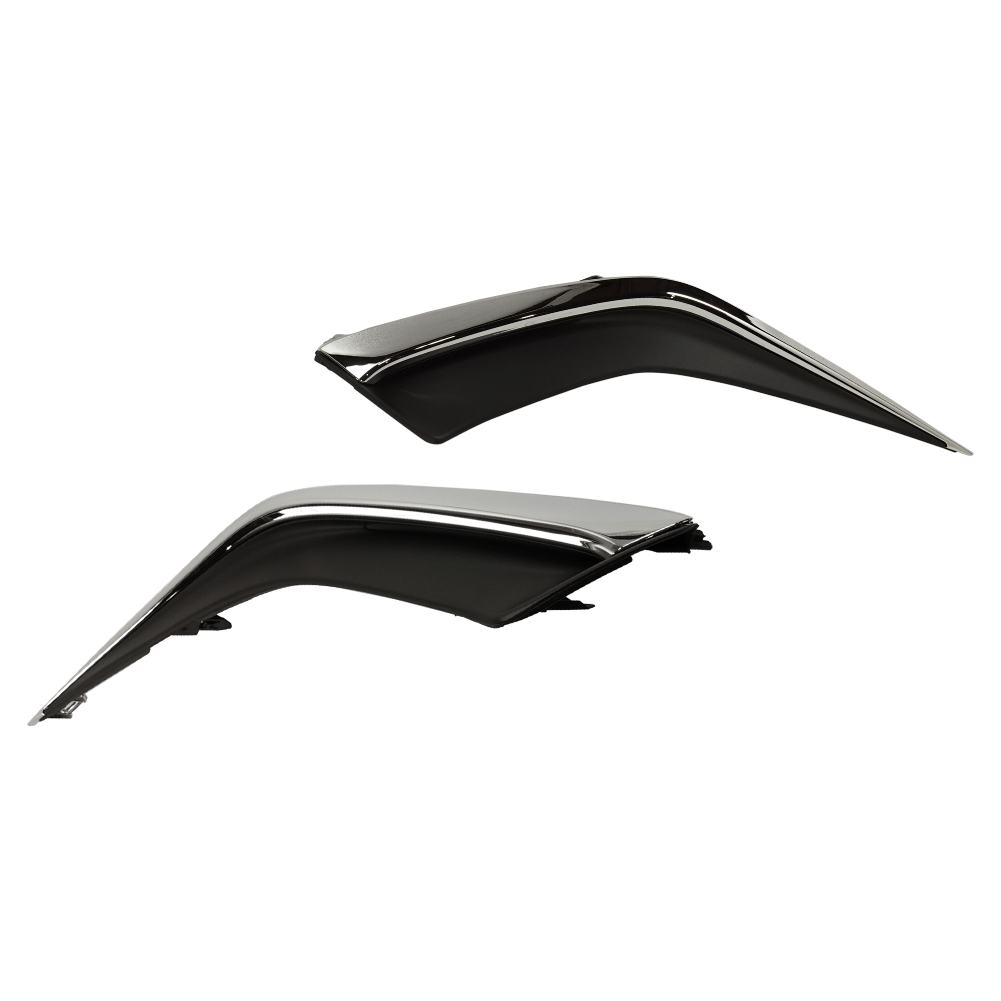 AM ES250 ES350-19-24 FRONT BUMPER MOLDING RH AND LH Side Garnish w o F Sport Pkg Japan North America Built Vehicle CAPA SKU SET RL01610009Q Partslink LX1039128C LX1038128C OEM 5310506010-5310606010