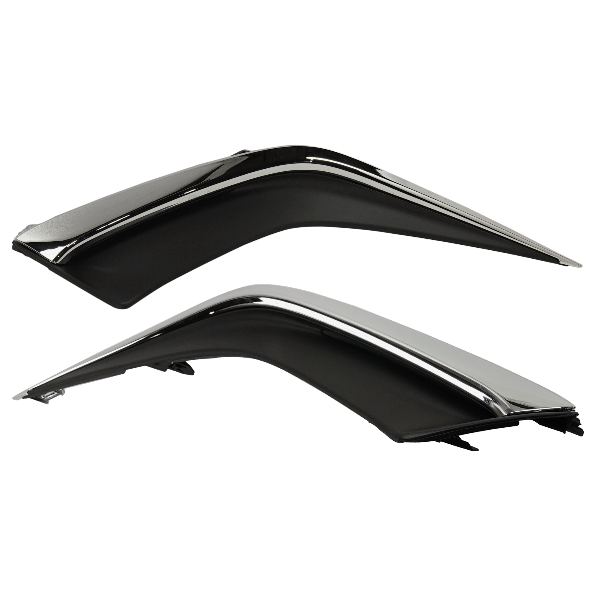 AM ES250 ES350-19-24 FRONT BUMPER MOLDING RH AND LH w o F Sport Package Japan or North America Built Vehicle SKU SET RL01610009 Partslink LX1039128 LX1038128 OEM 5310506010-5310606010